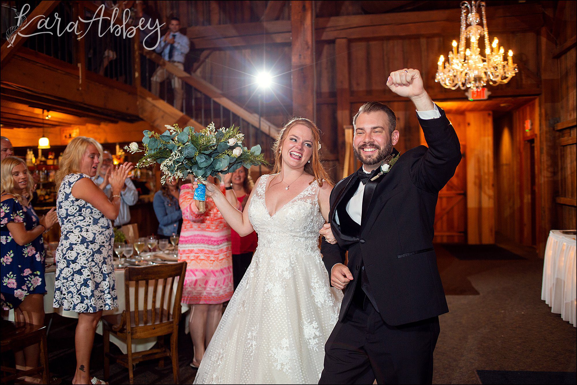 Rich Summer Wedding Reception at Bell's Banquets in Mt. Pleasant, PA