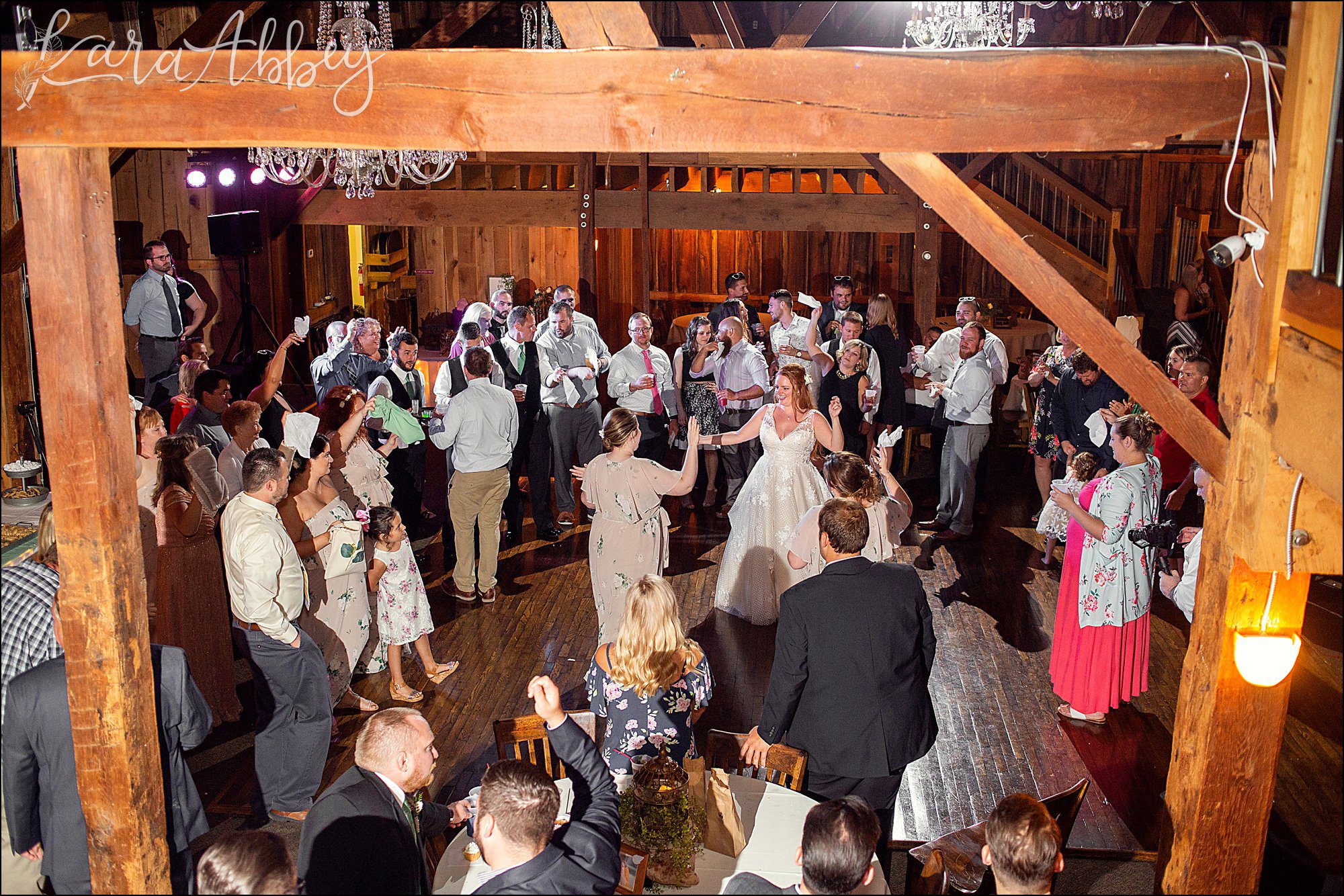 Rich Summer Wedding Reception at Bell's Banquets in Mt. Pleasant, PA
