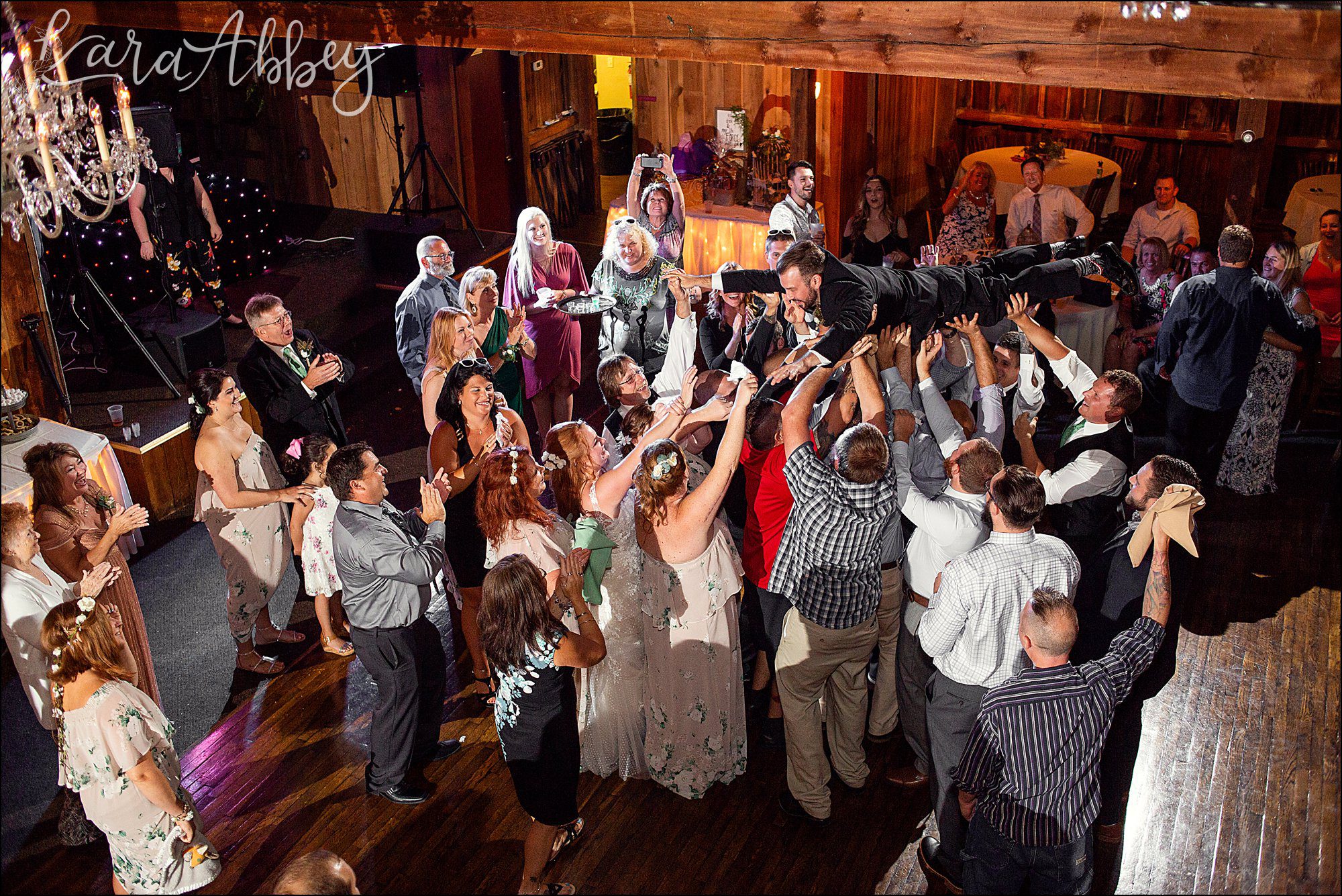 Rich Summer Wedding Reception at Bell's Banquets in Mt. Pleasant, PA