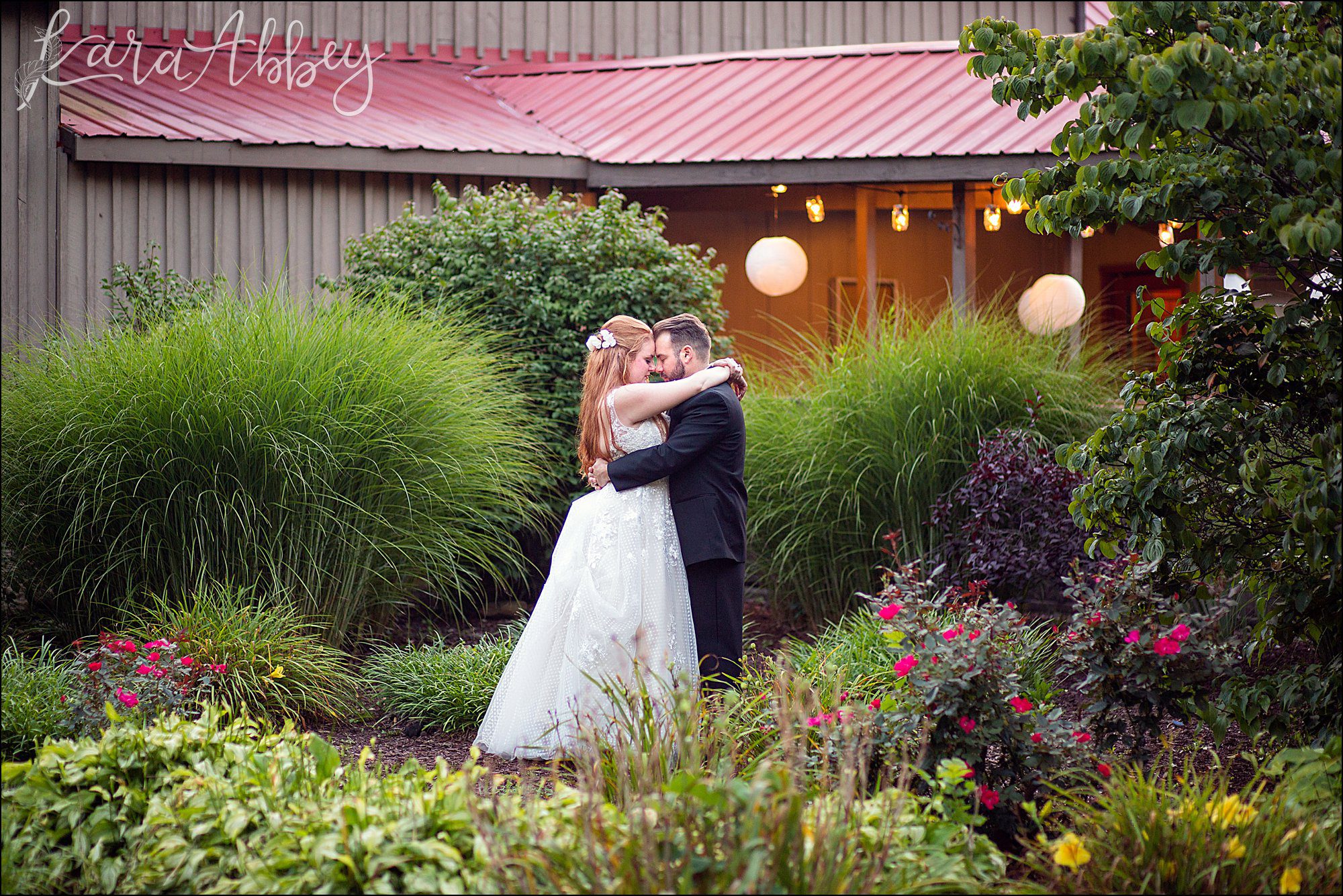 Rich Summer Wedding Sunset Portraits at Bell's Banquets in Mt. Pleasant, PA