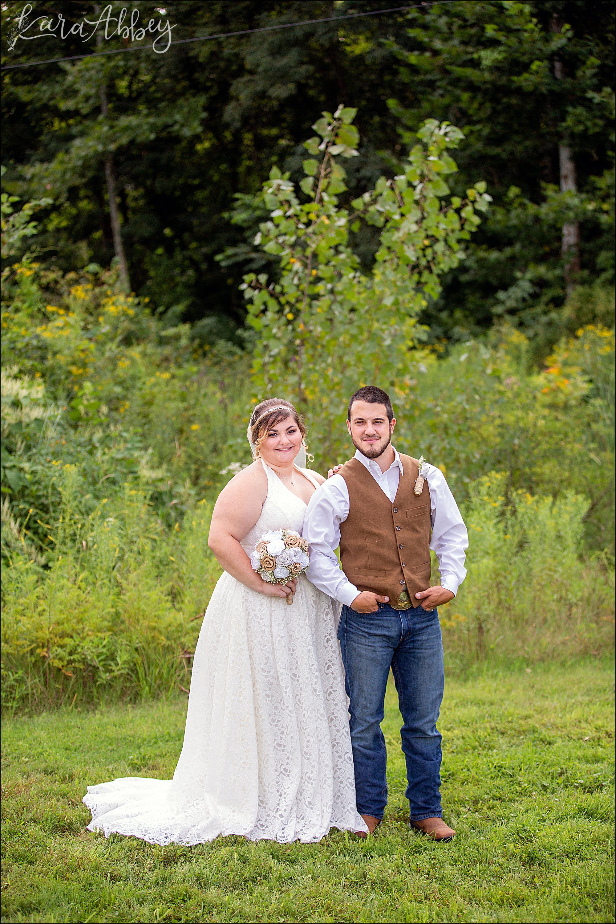 Summer Rustic DIY Wedding at Christian Life Church in Trafford, PA