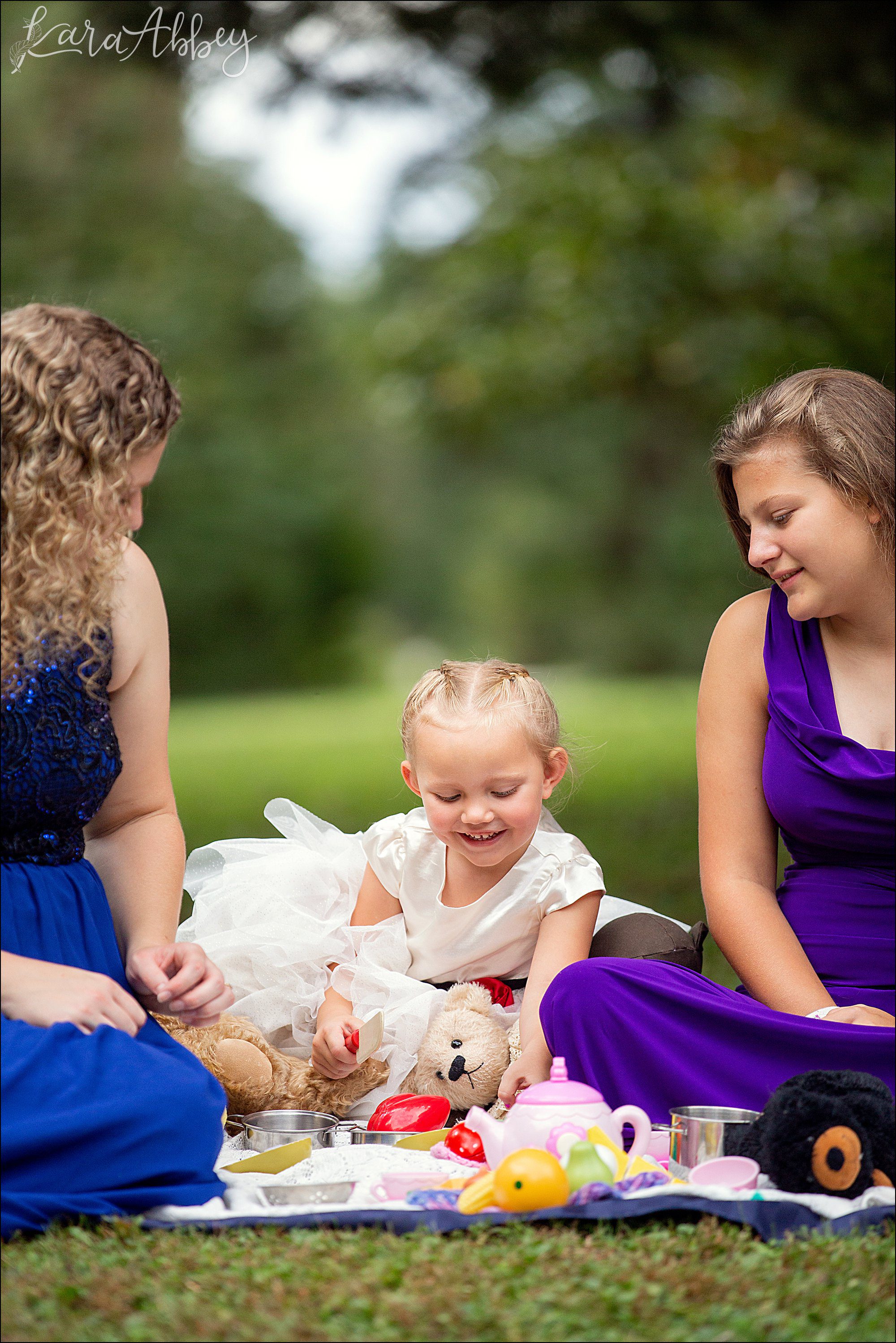 3 Year Old Teddy Bear Picnic Themed Portraits in Irwin, PA