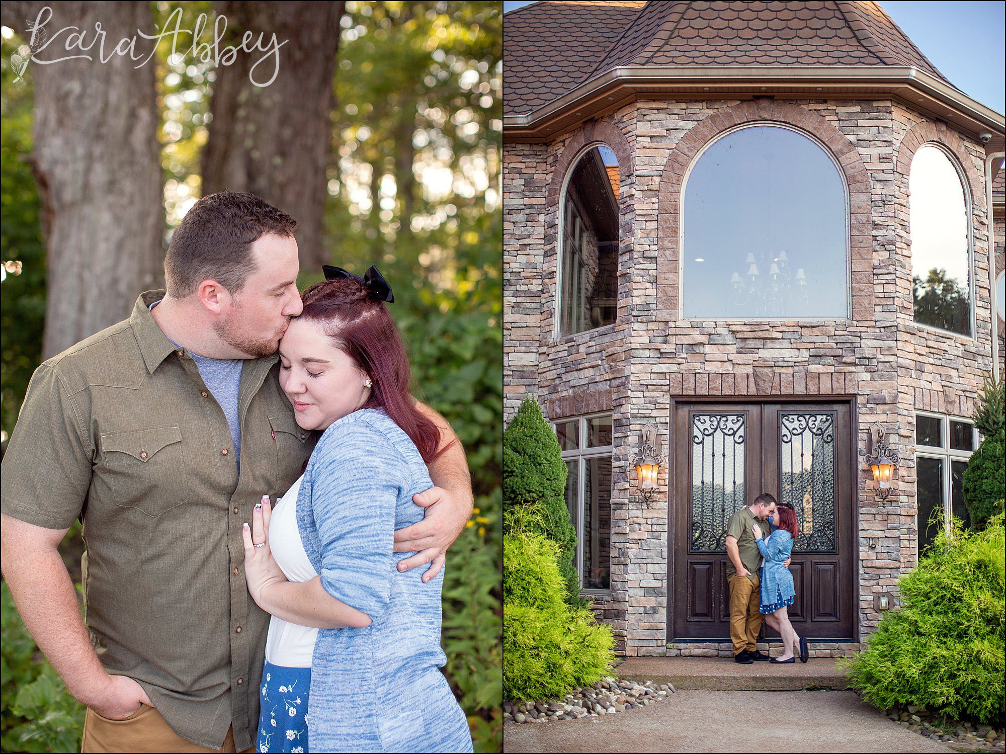 Deep Creek Lake Summer Engagement Session at Castle at the Lake in Swanson, MD