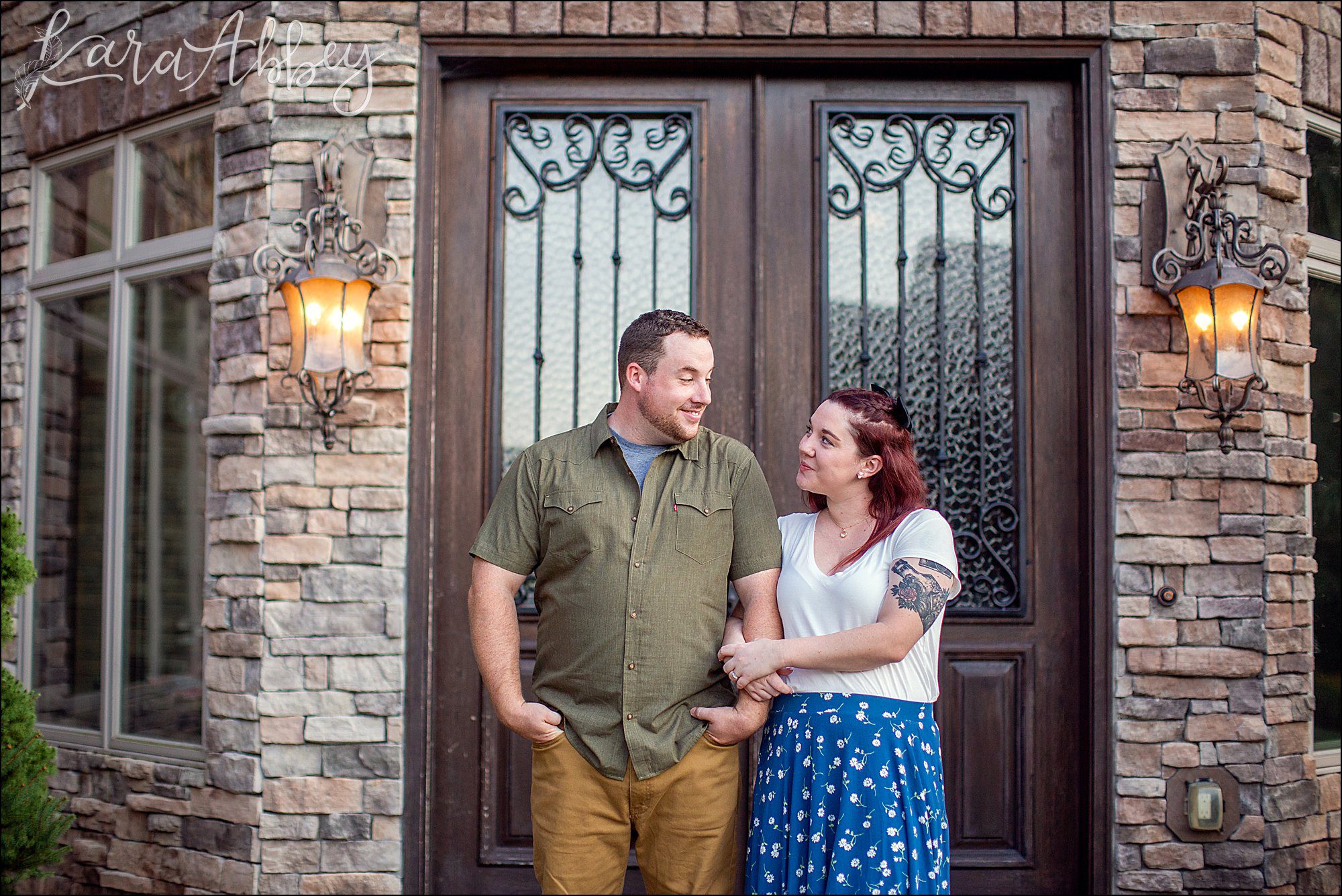 Deep Creek Lake Summer Engagement Session at Castle at the Lake in Swanson, MD
