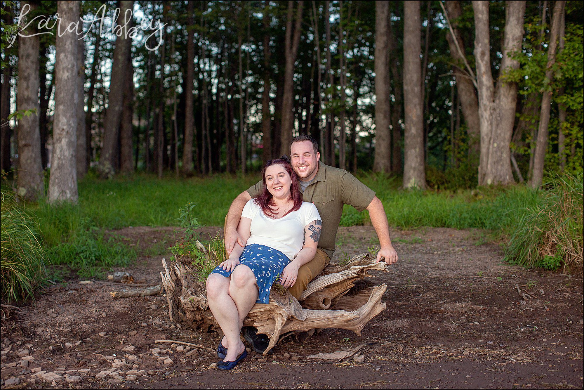 Deep Creek Lake Summer Engagement Session at Castle at the Lake in Swanson, MD