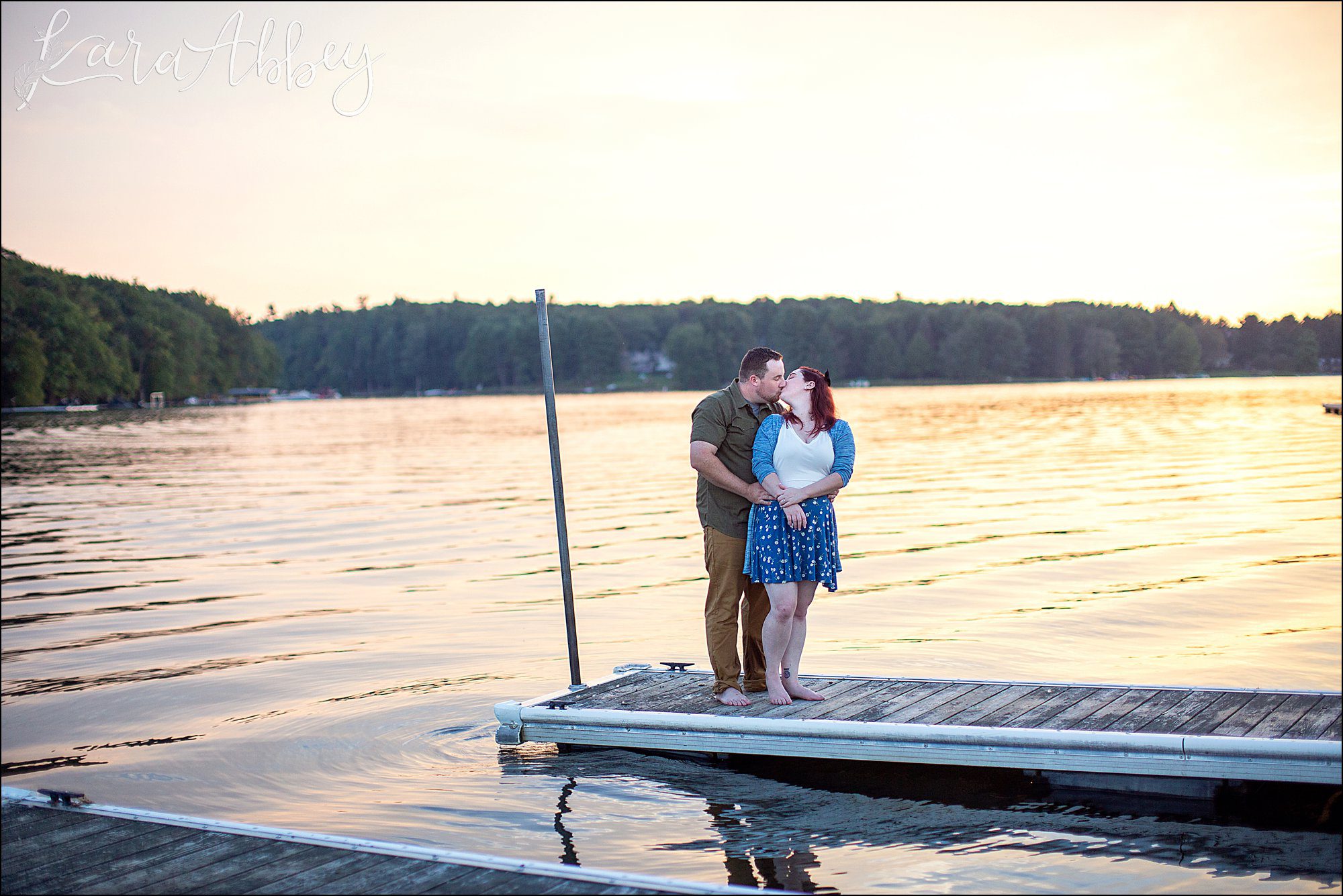 Deep Creek Lake Summer Engagement Session at Castle at the Lake in Swanson, MD