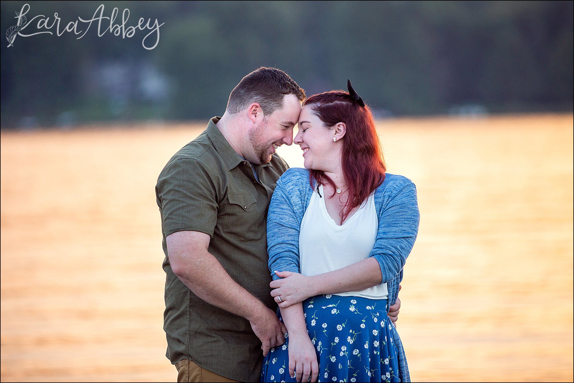 Deep Creek Lake Summer Engagement Session at Castle at the Lake in Swanson, MD