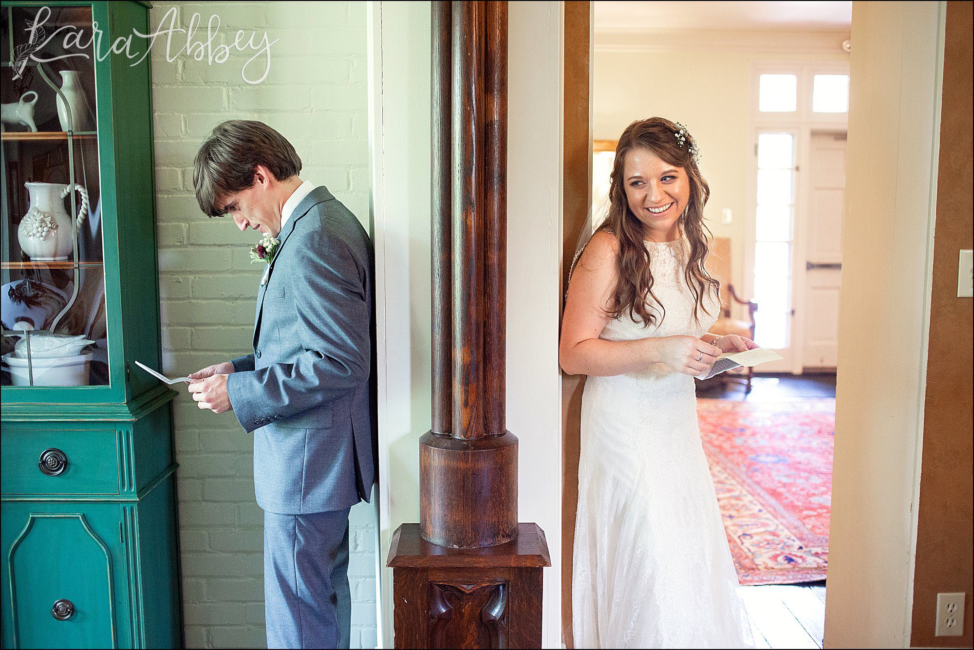 Succop Nature Park Wedding Outdoors in the Fall in Butler PA - Invisible First Look