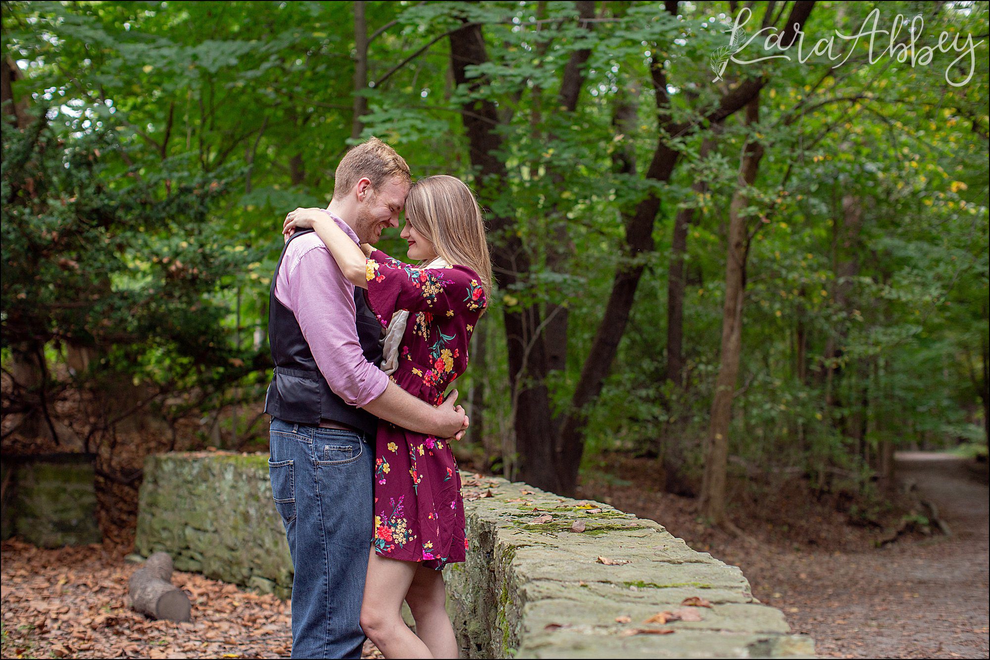 Summer Engagement Photos at Frick Park in Pittsburgh, PA