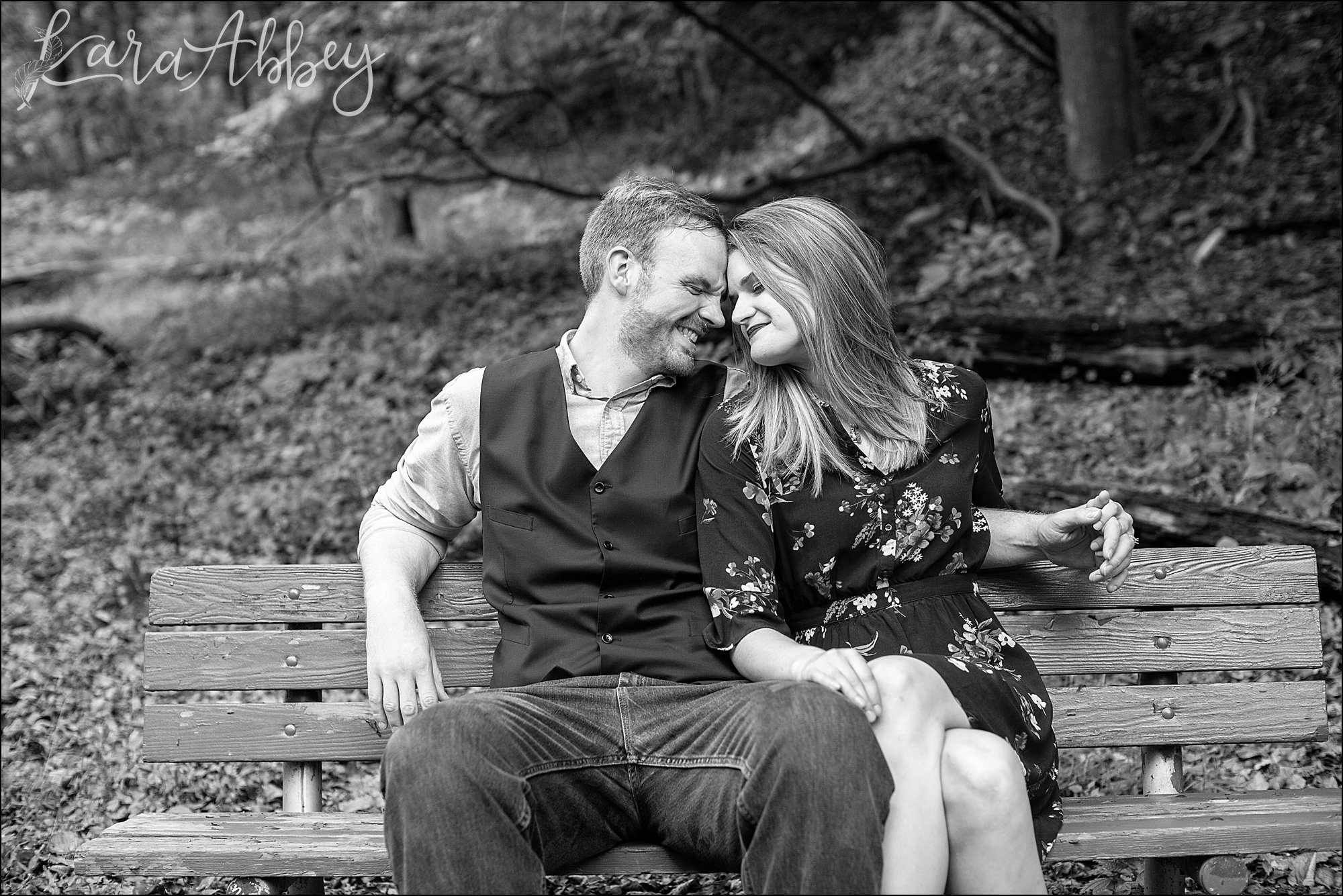 Summer Engagement Photos at Frick Park in Pittsburgh, PA