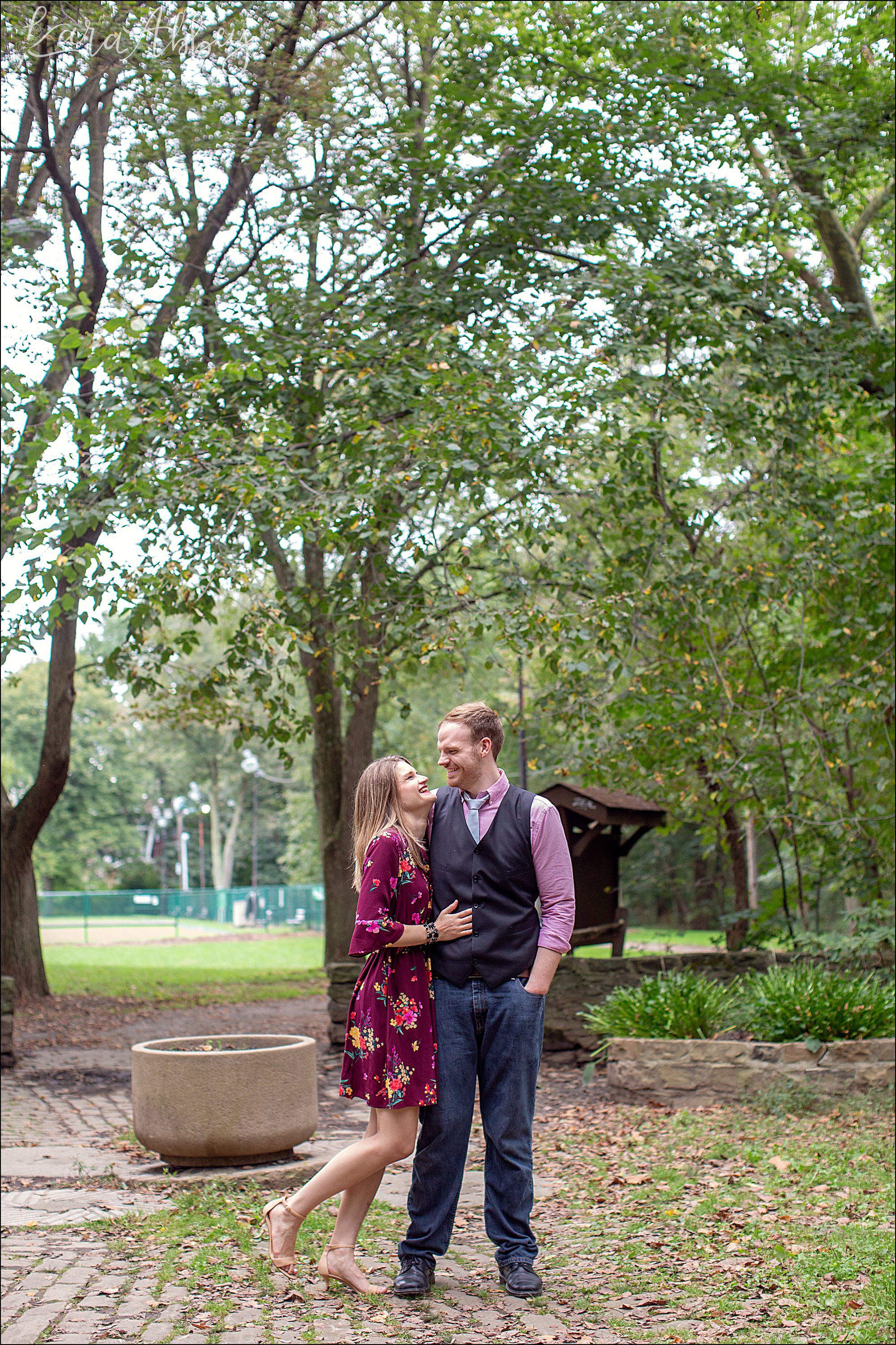 Summer Engagement Photos at Frick Park in Pittsburgh, PA