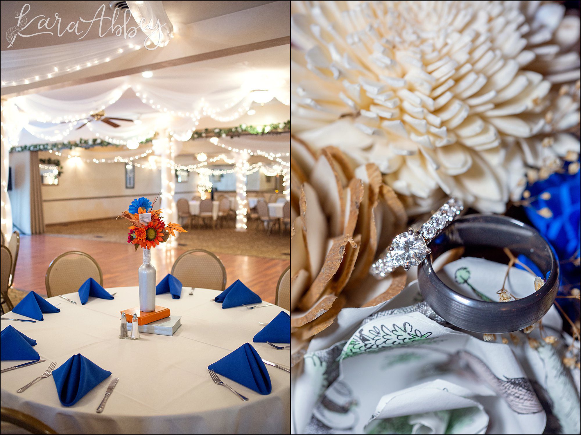 Fall Library Themed Wedding at Banquets Unlimited in Irwin, PA