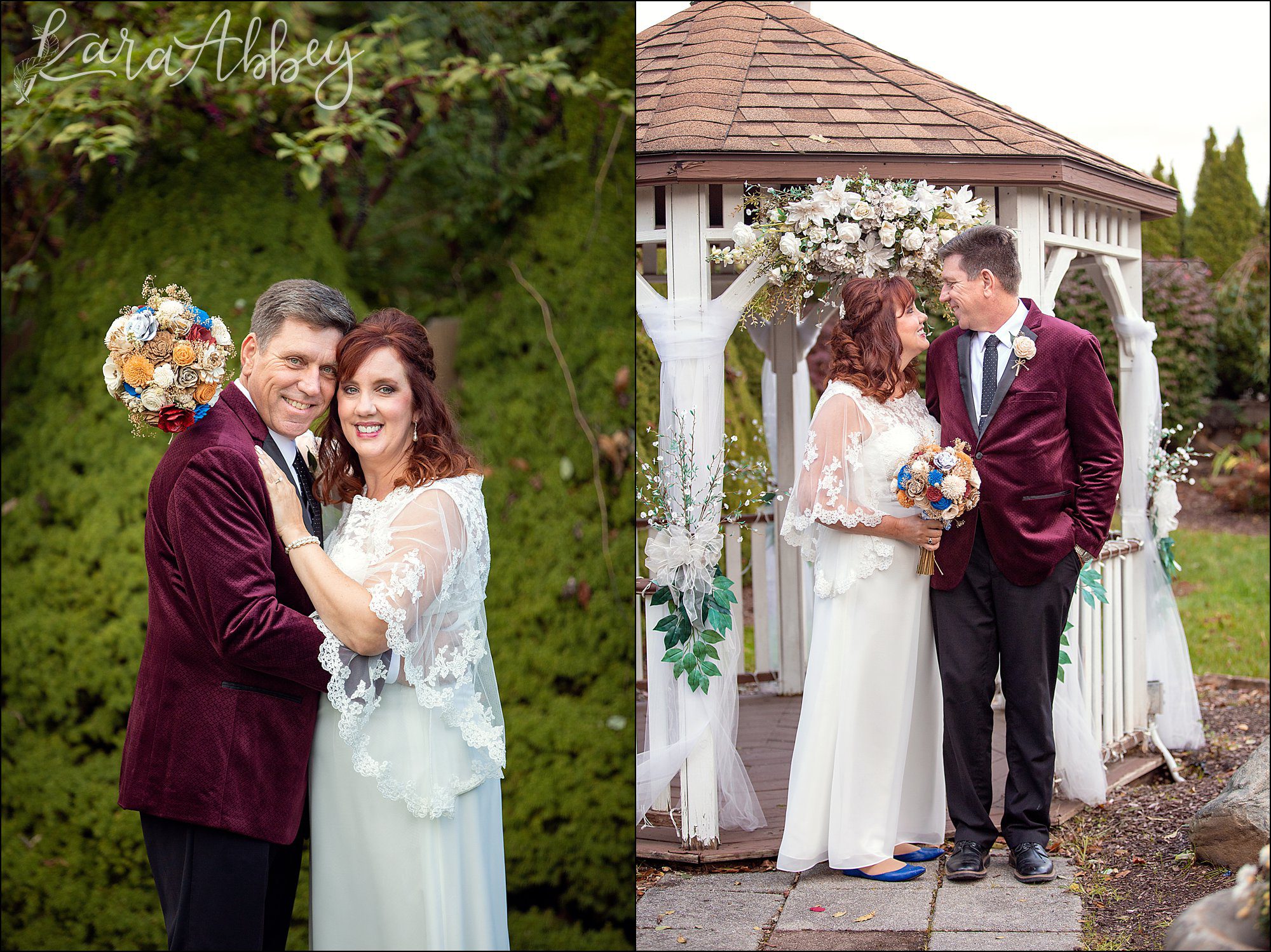 Fall Library Themed Wedding at Banquets Unlimited in Irwin, PA