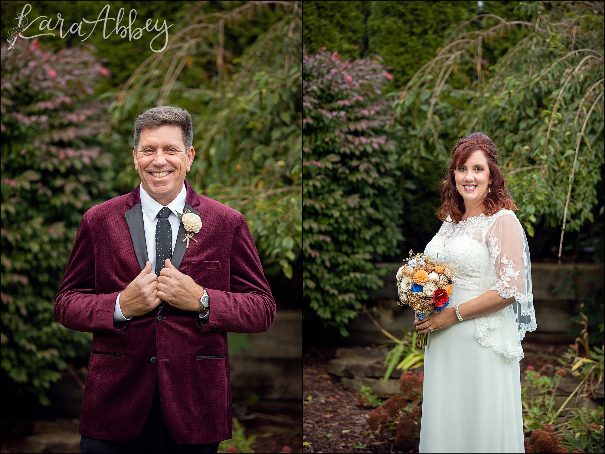 Fall Library Themed Wedding at Banquets Unlimited in Irwin, PA