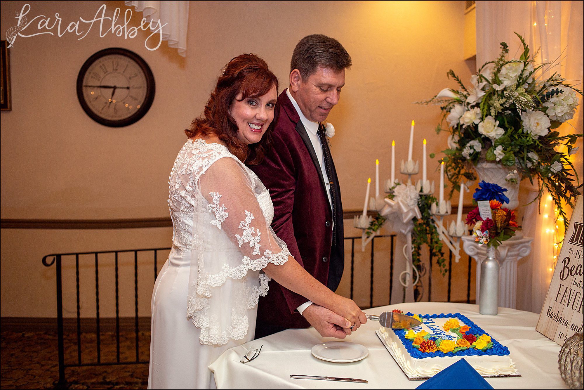 Fall Library Themed Wedding at Banquets Unlimited in Irwin, PA