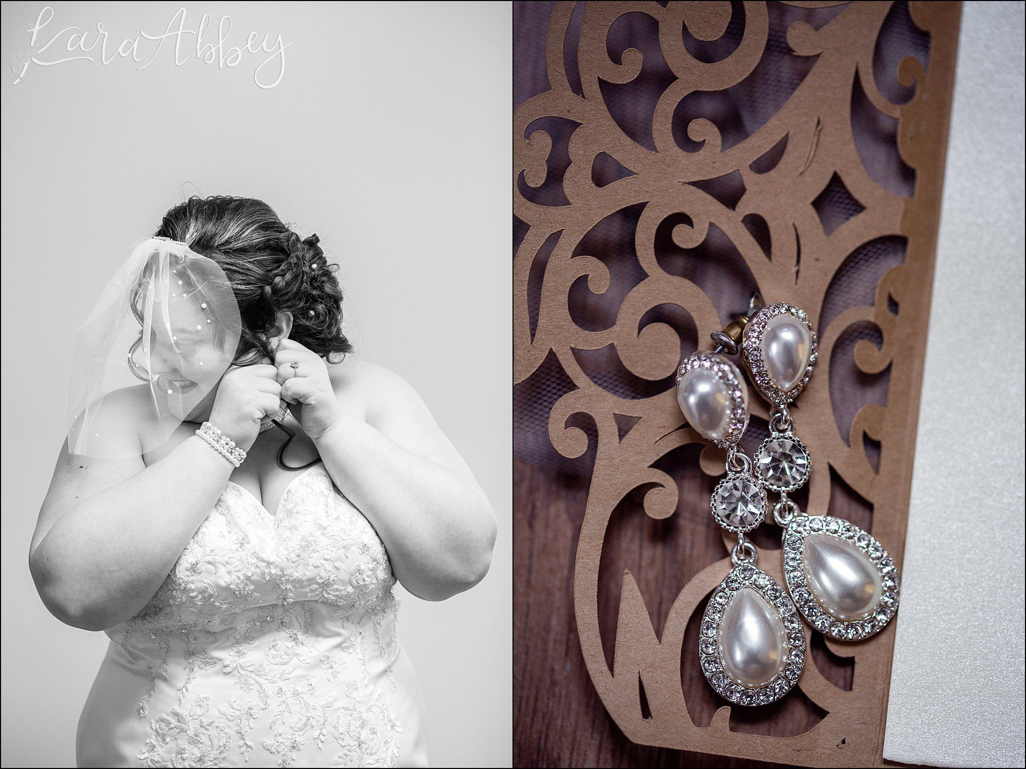Fall Red & Yellow Wedding Photography in Hopwood, PA - Bridal Details