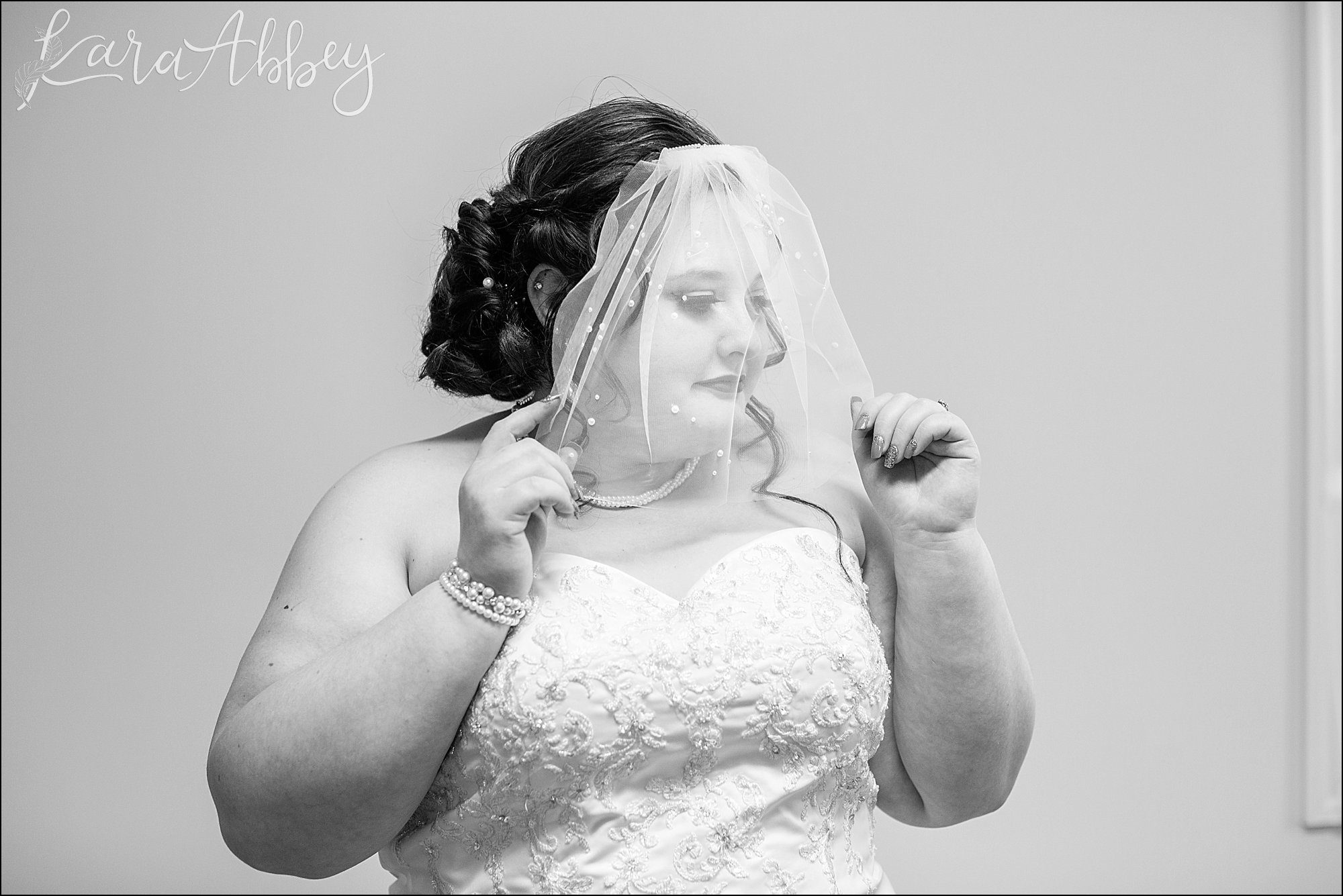 Fall Red & Yellow Wedding Photography in Hopwood, PA - Bride Getting Ready