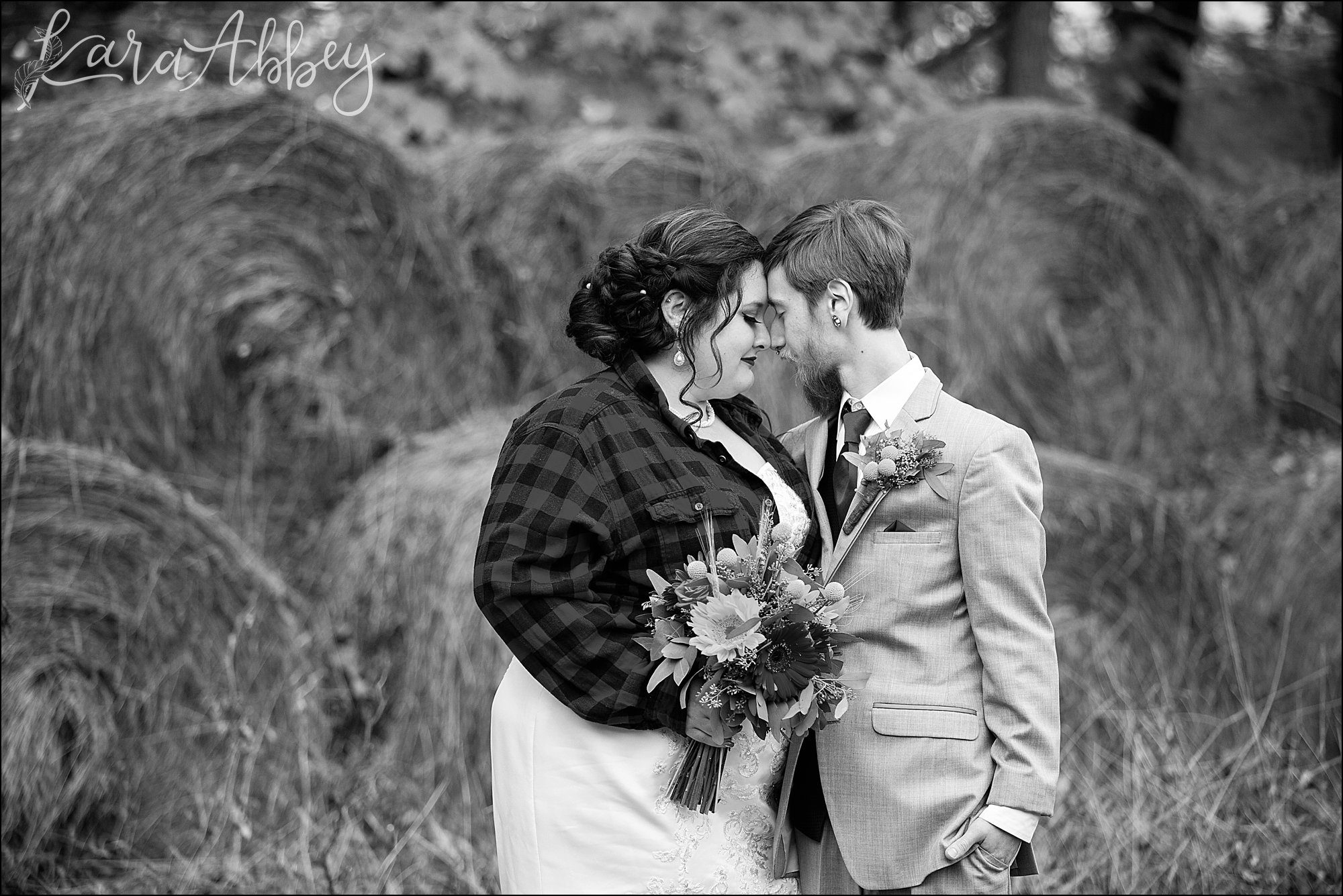 Fall Red & Yellow Wedding Photography in Hopwood, PA - Portraits at Friendship Hill National Historic Site