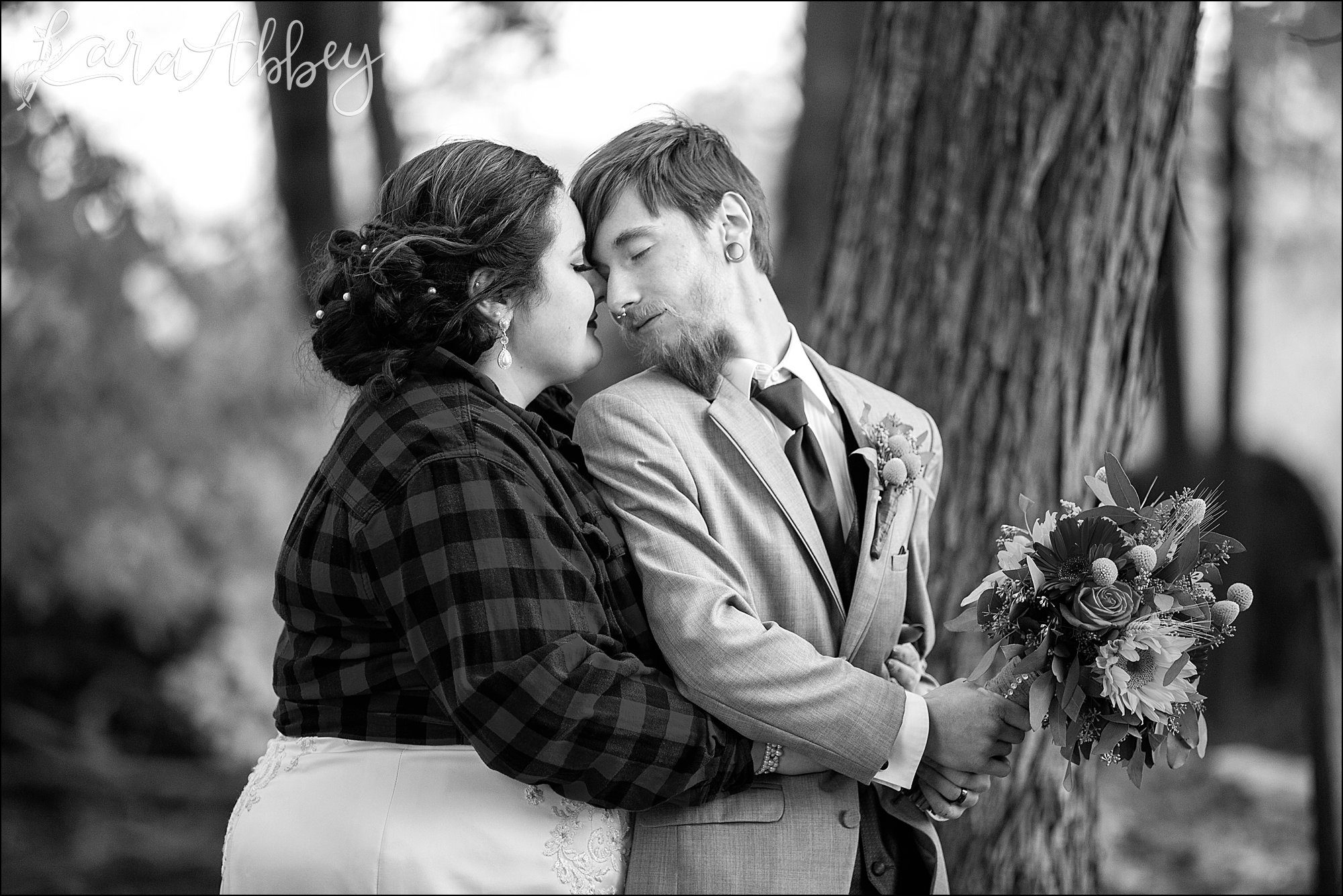Fall Red & Yellow Wedding Photography in Hopwood, PA - Portraits at Friendship Hill National Historic Site