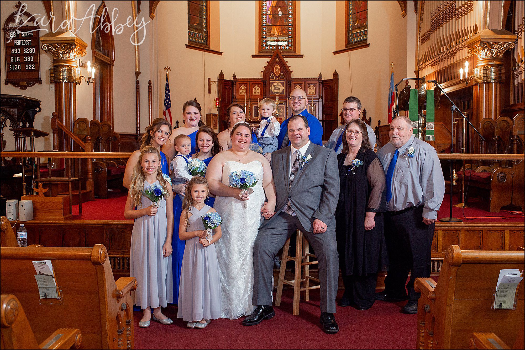 Chilly Fall Day - Blue Wedding Photography - Formal Portraits