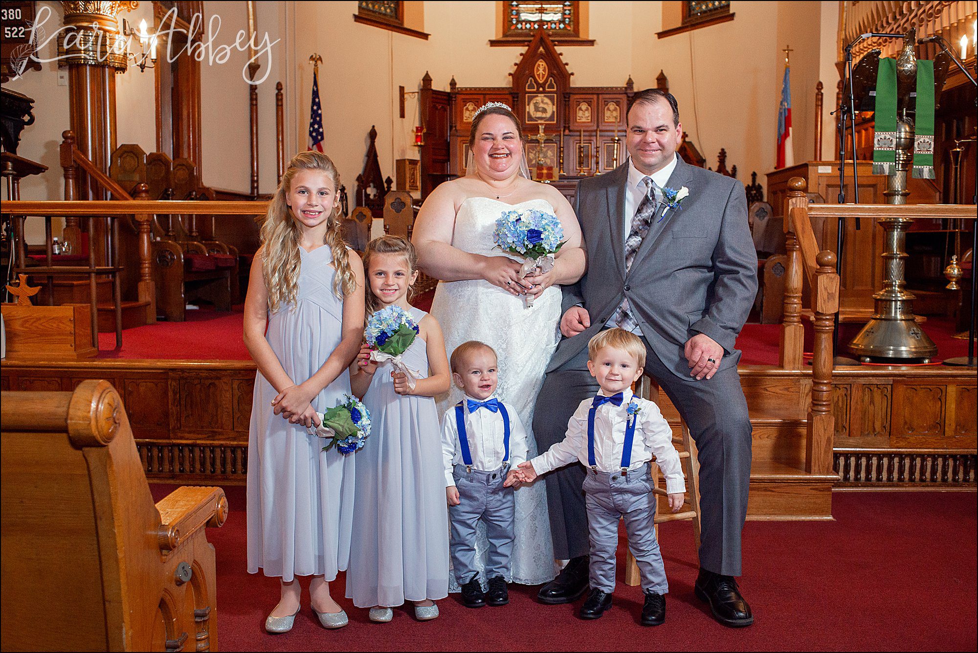 Chilly Fall Day - Blue Wedding Photography - Formal Portraits
