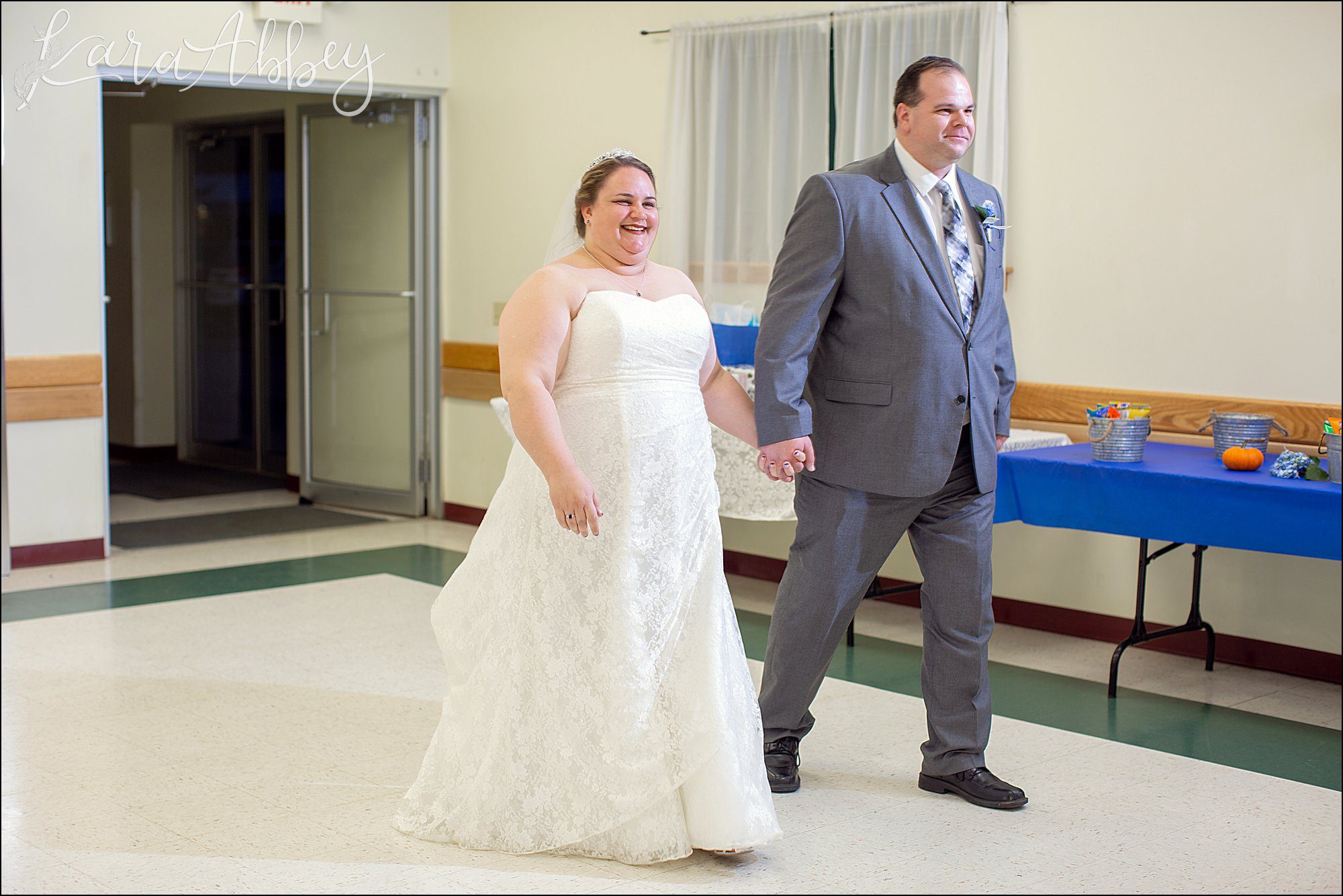 Chilly Fall Day - Blue Wedding Photography - Reception