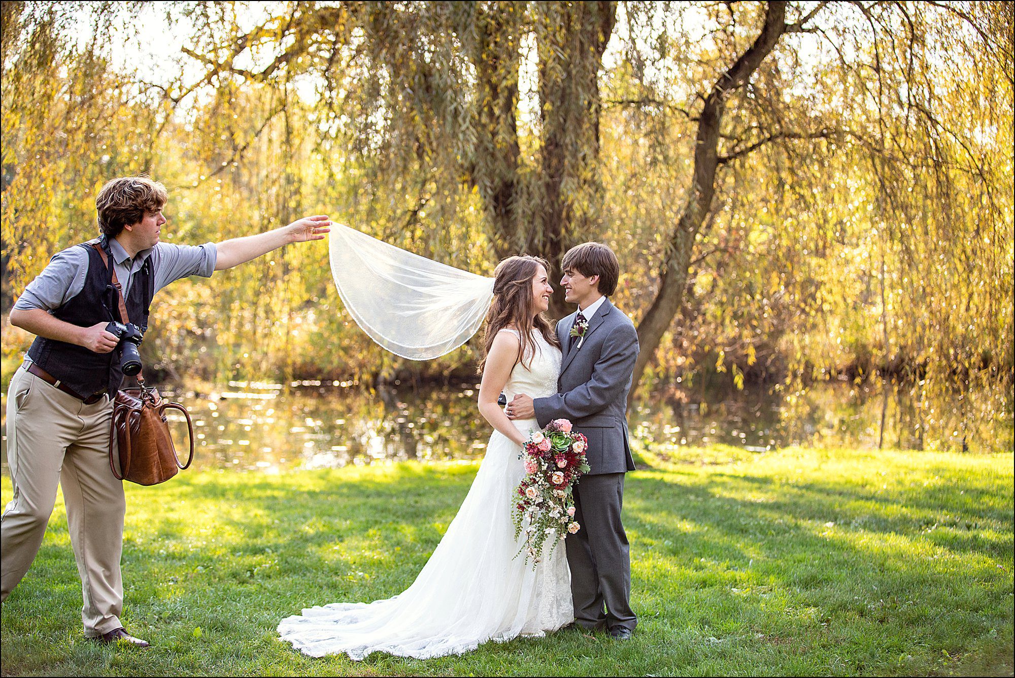 Behind the Scenes of a Wedding Photographer in Irwin, PA 2018 - Succop Nature Conservancy