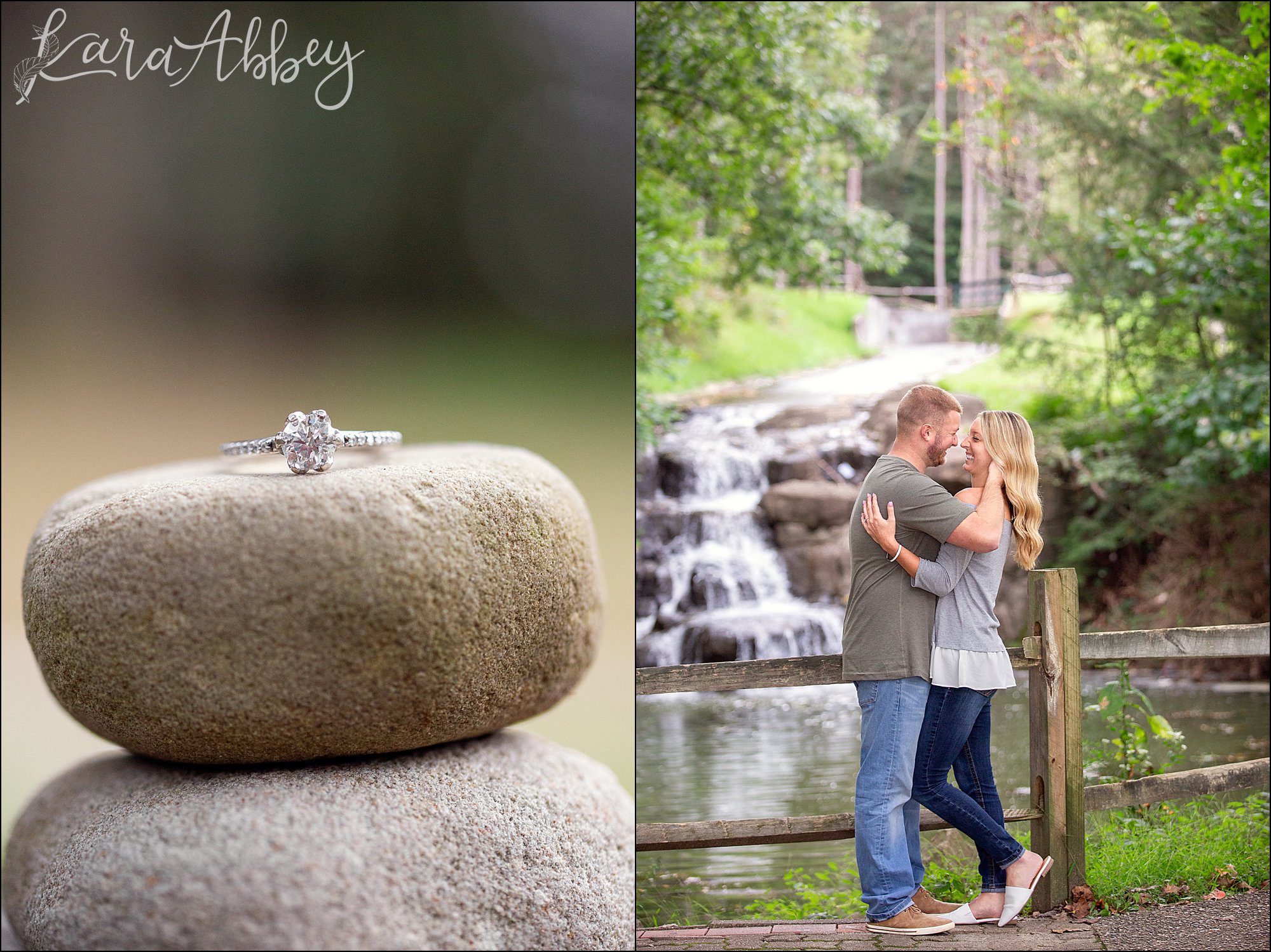 Fall Engagement Photos at Twin Lakes Park in Greensburg, PA