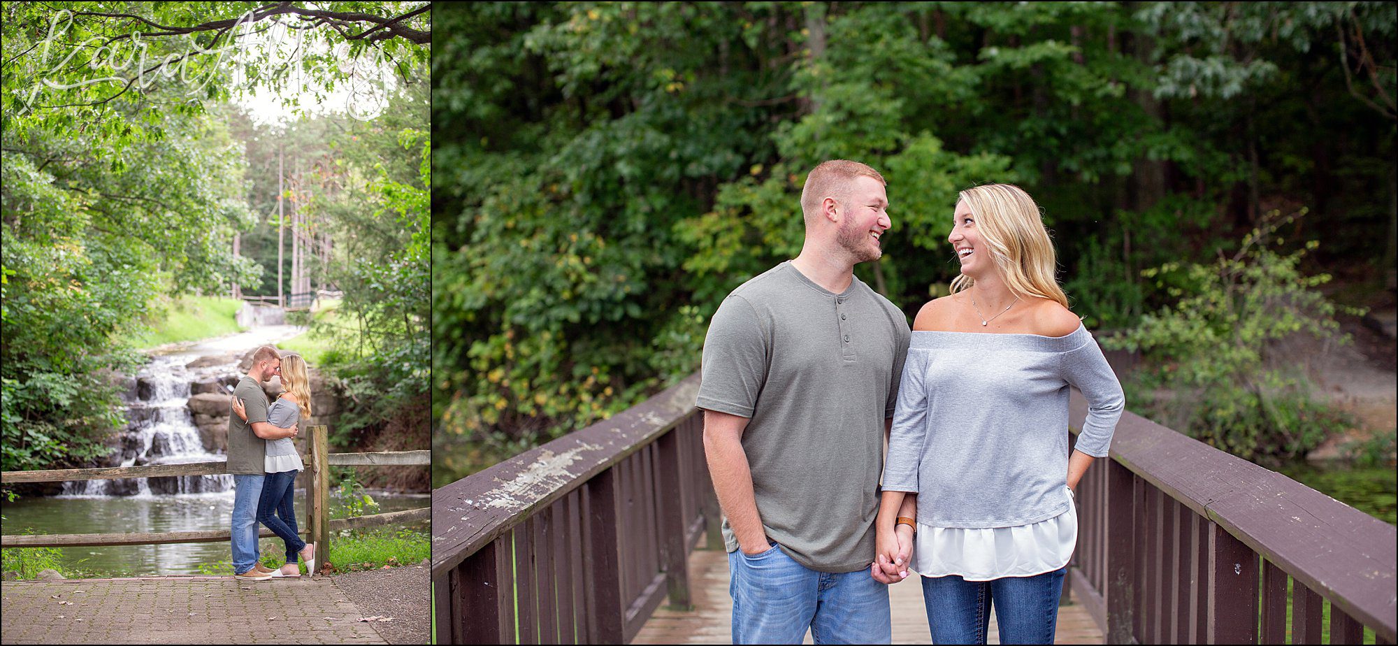 Fall Engagement Photos at Twin Lakes Park in Greensburg, PA