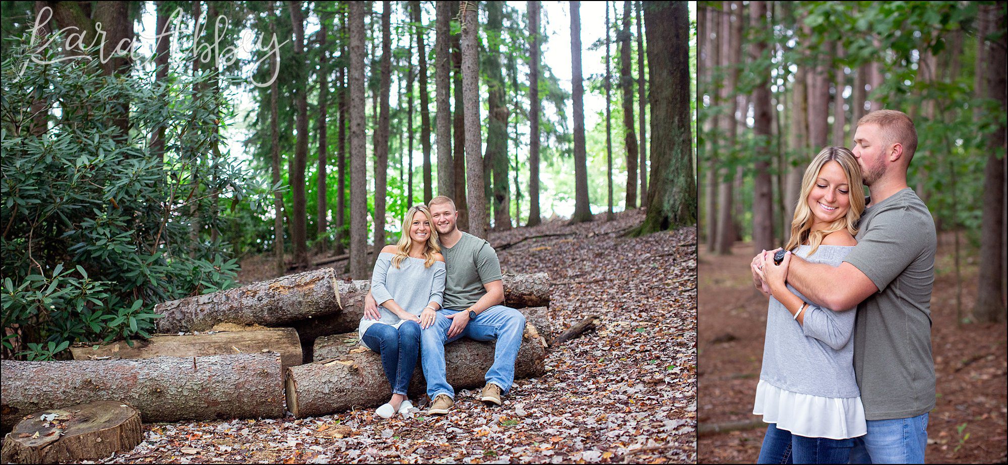 Fall Engagement Photos at Twin Lakes Park in Greensburg, PA