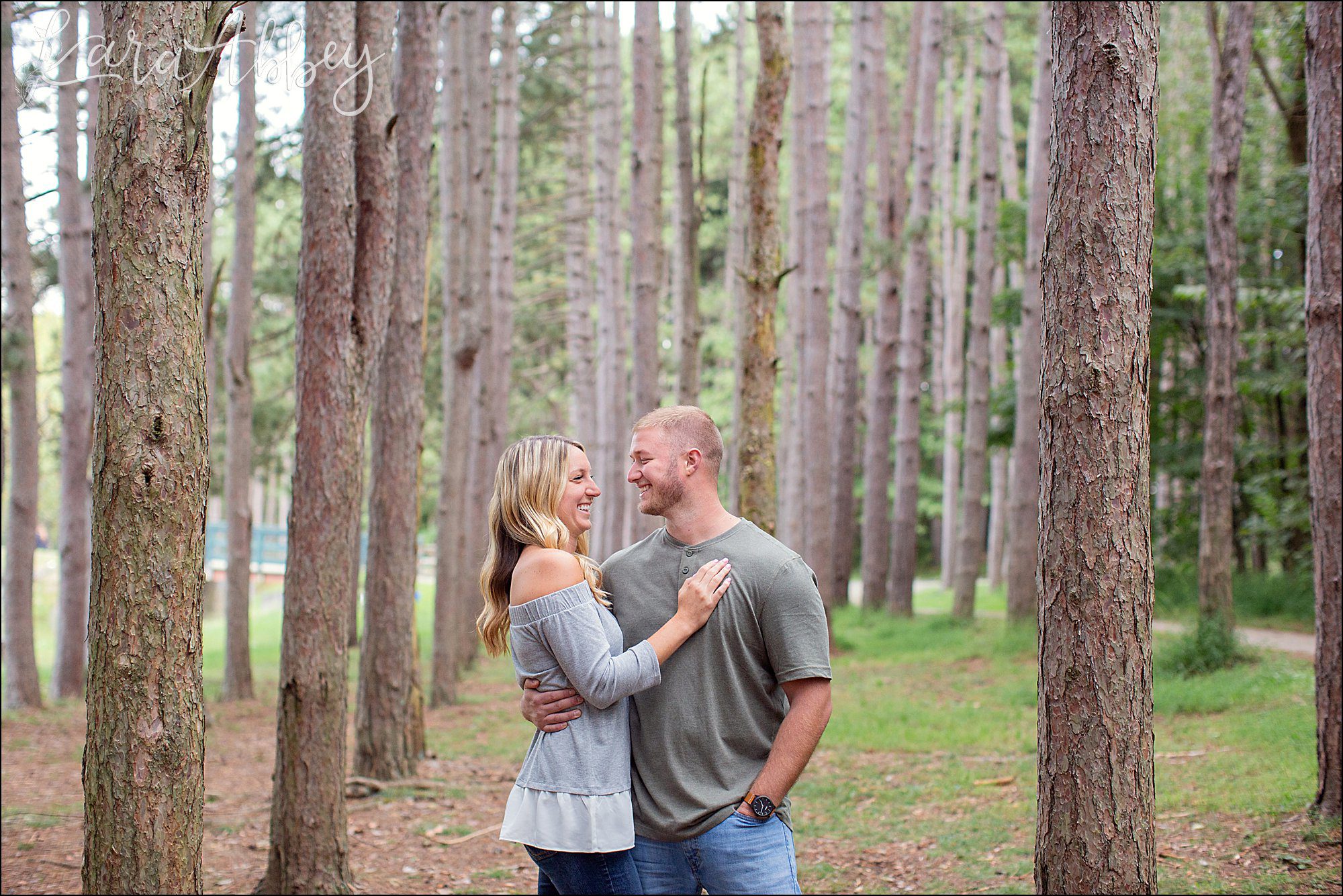Fall Engagement Photos at Twin Lakes Park in Greensburg, PA