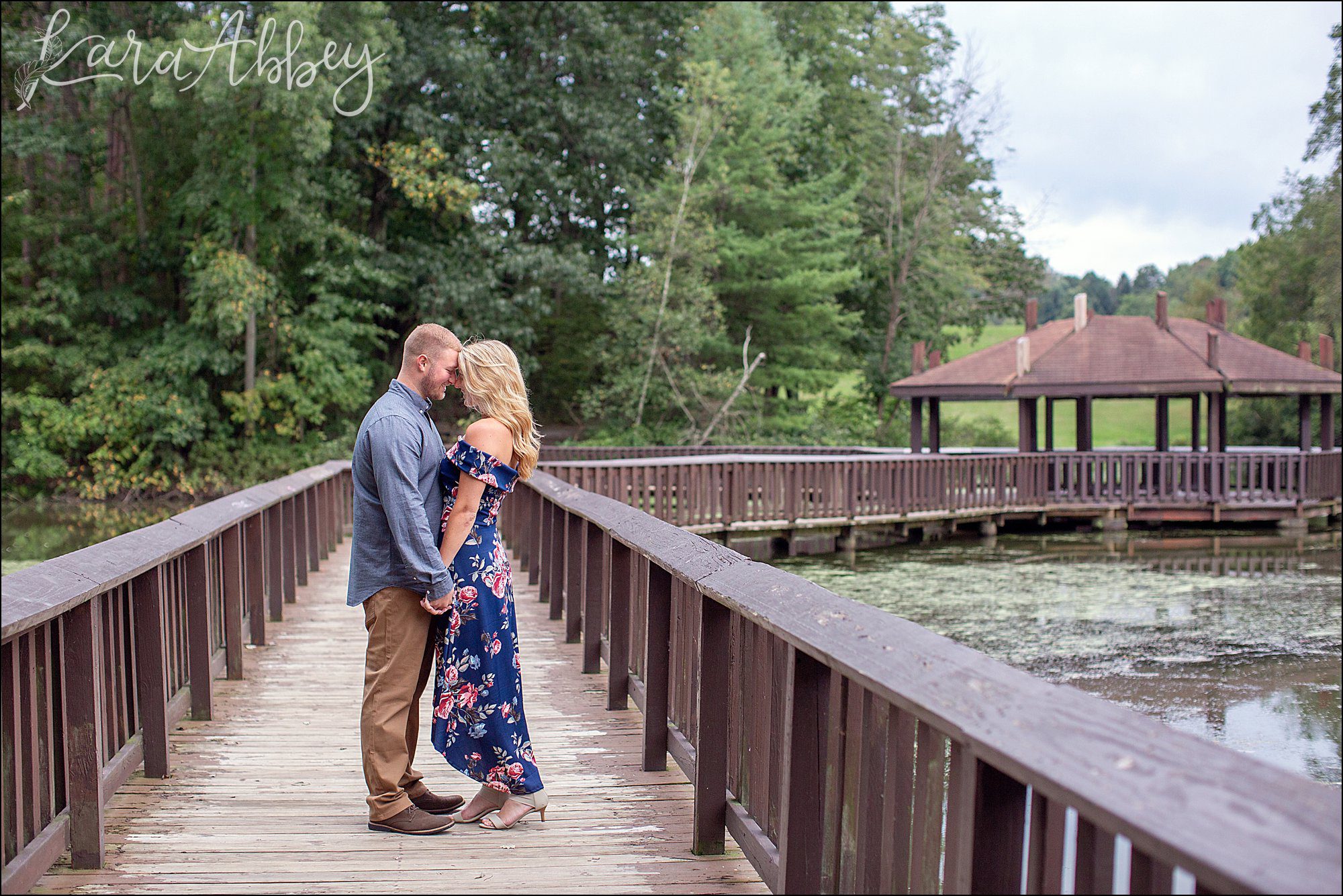 Fall Engagement Photos at Twin Lakes Park in Greensburg, PA