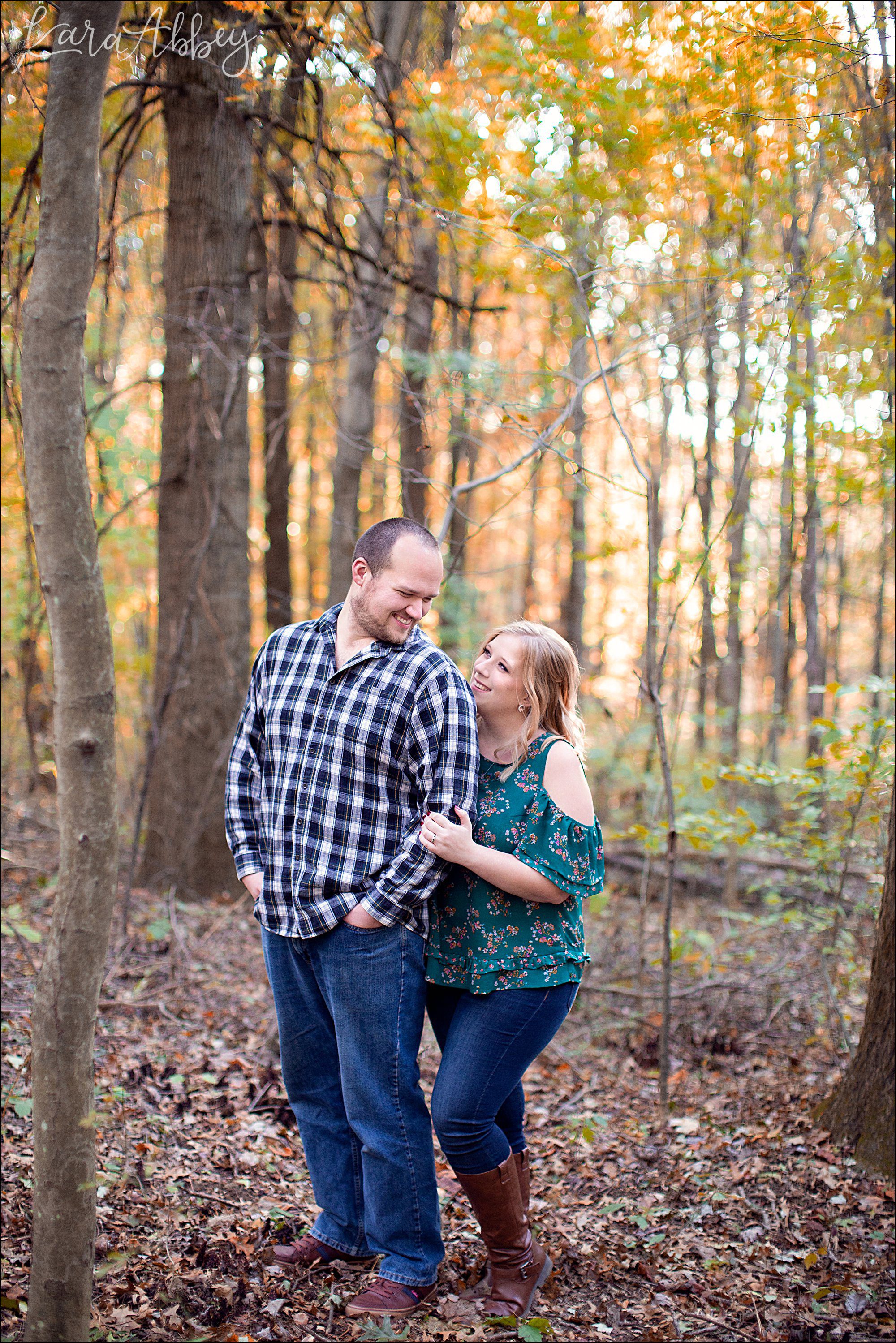 Fall Engagement Photos at Bushy Run Battlefield in Jeannette, PA
