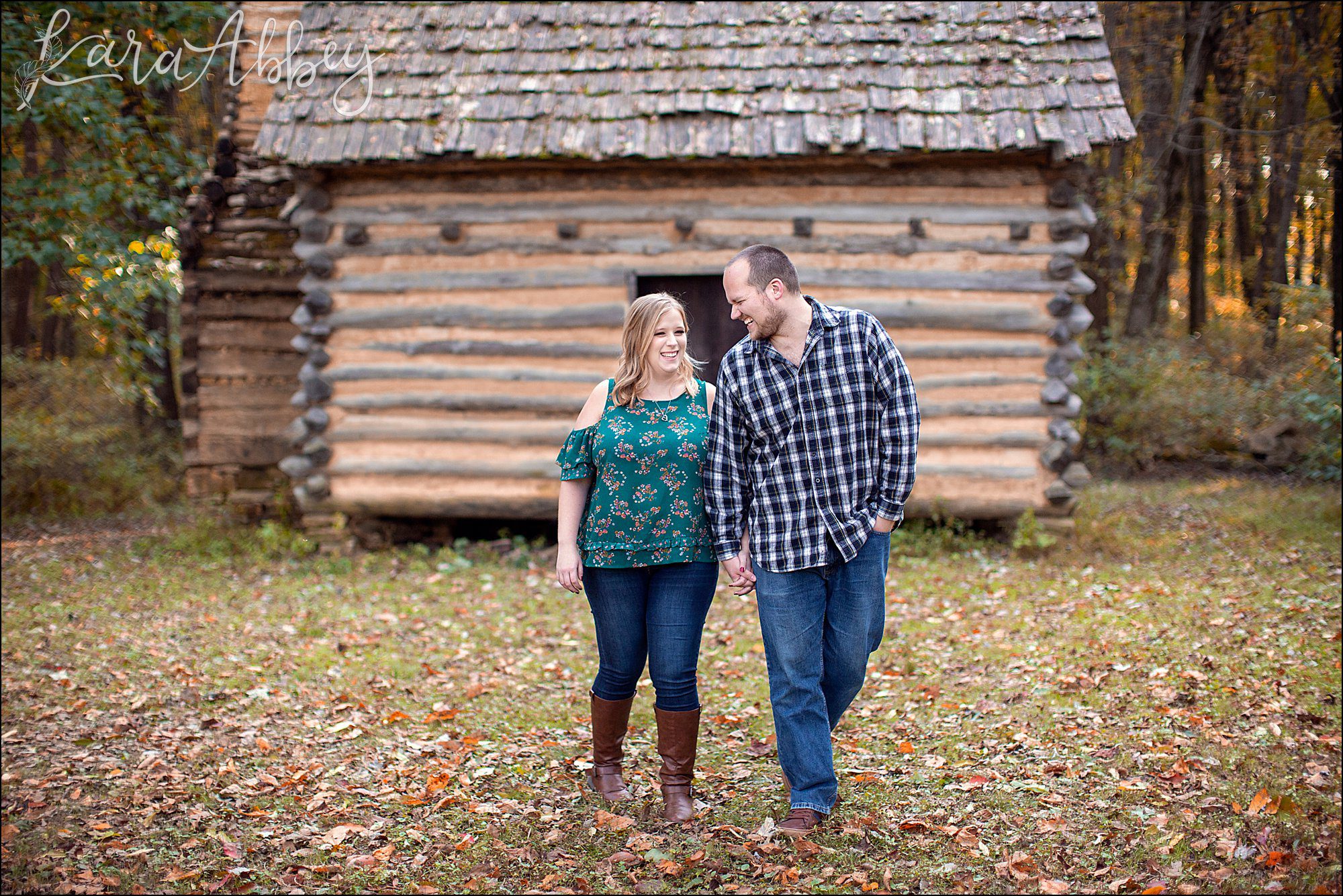 Fall Engagement Photos at Bushy Run Battlefield in Jeannette, PA