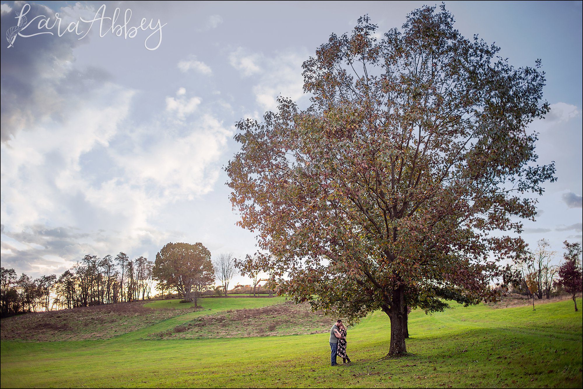 Fall Engagement Photos at Bushy Run Battlefield in Jeannette, PA