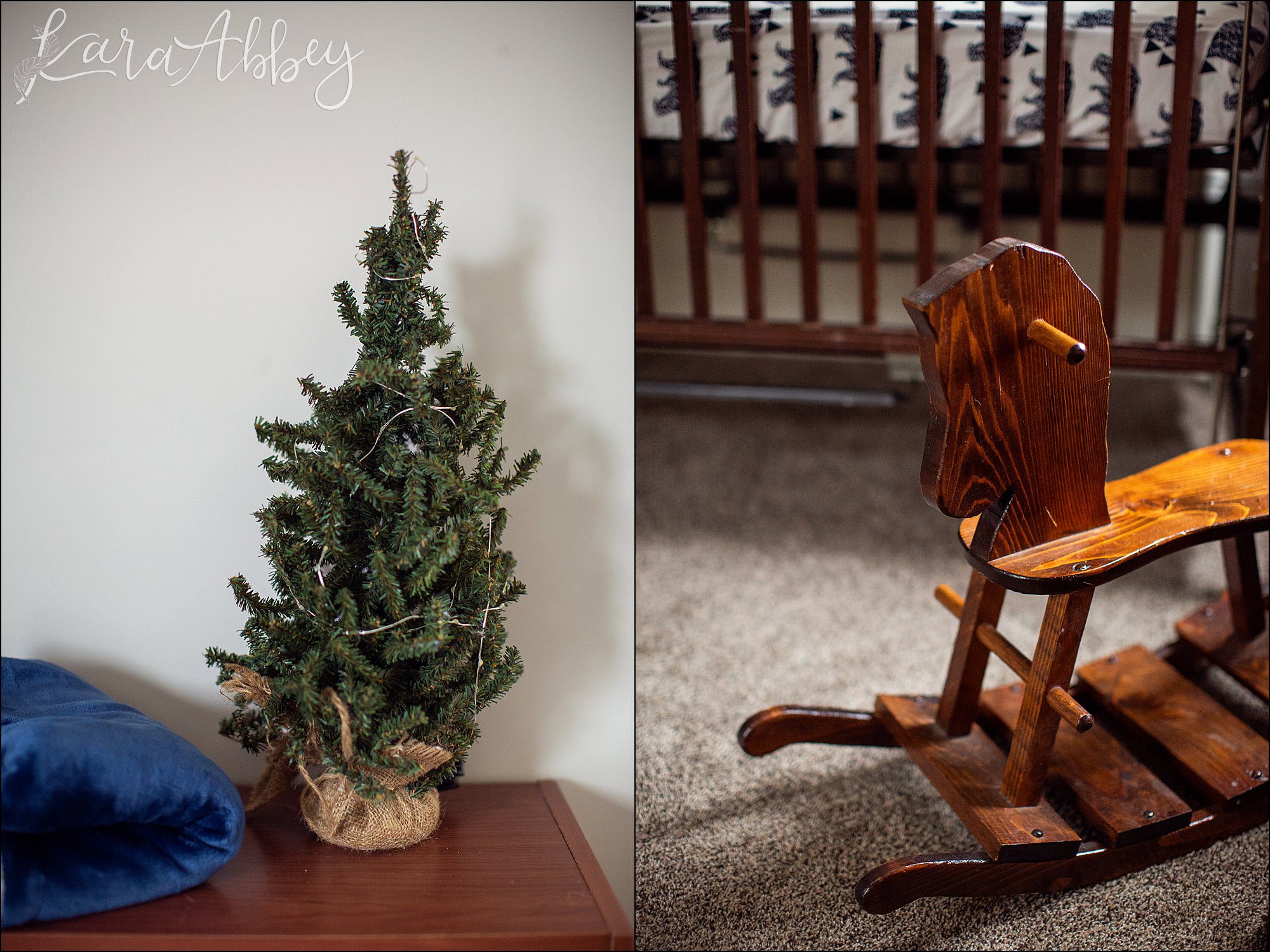 Navy Blue Bear-Themed Baby Boy Nursery in Irwin, PA