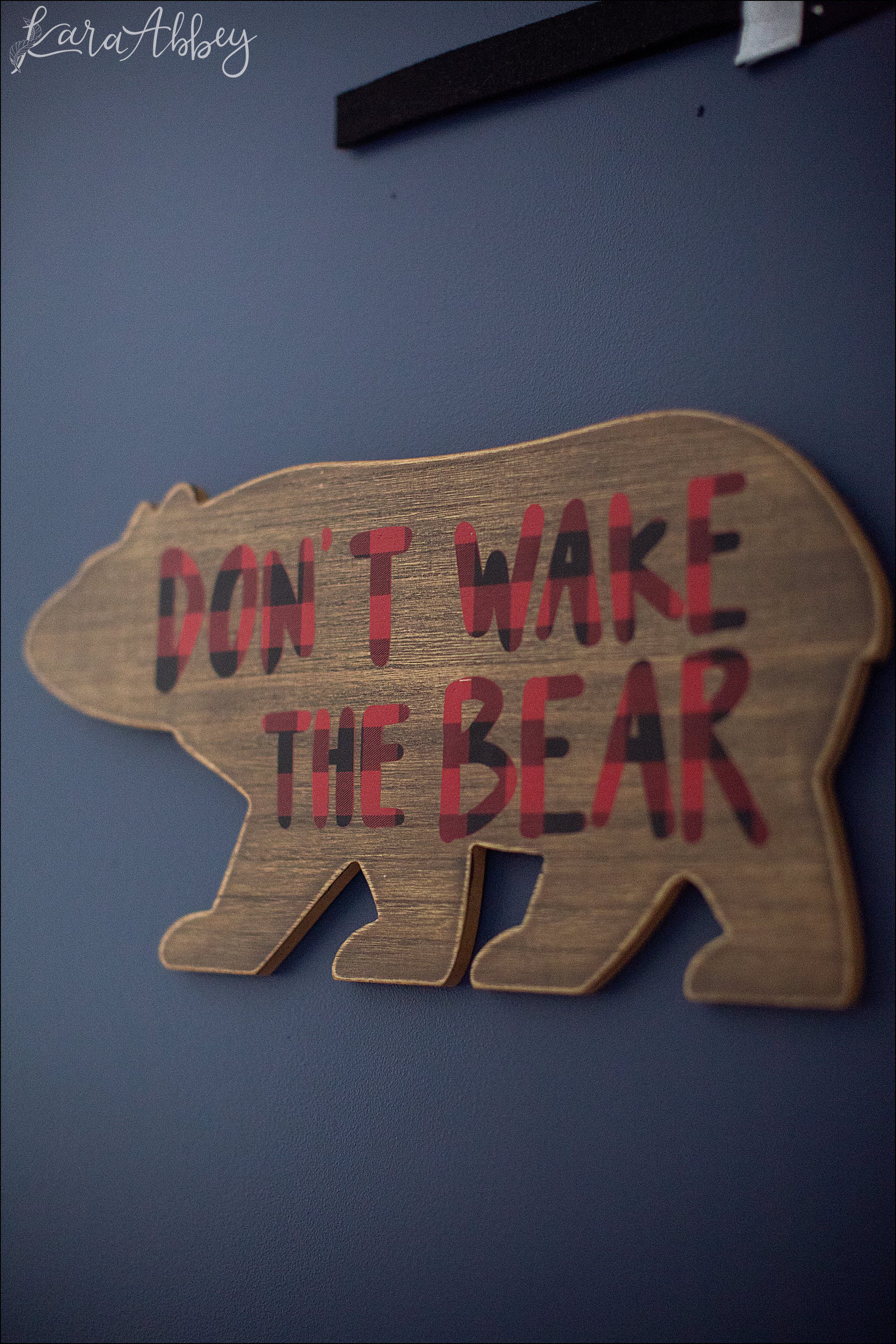 Navy Blue Bear-Themed Baby Boy Nursery in Irwin, PA