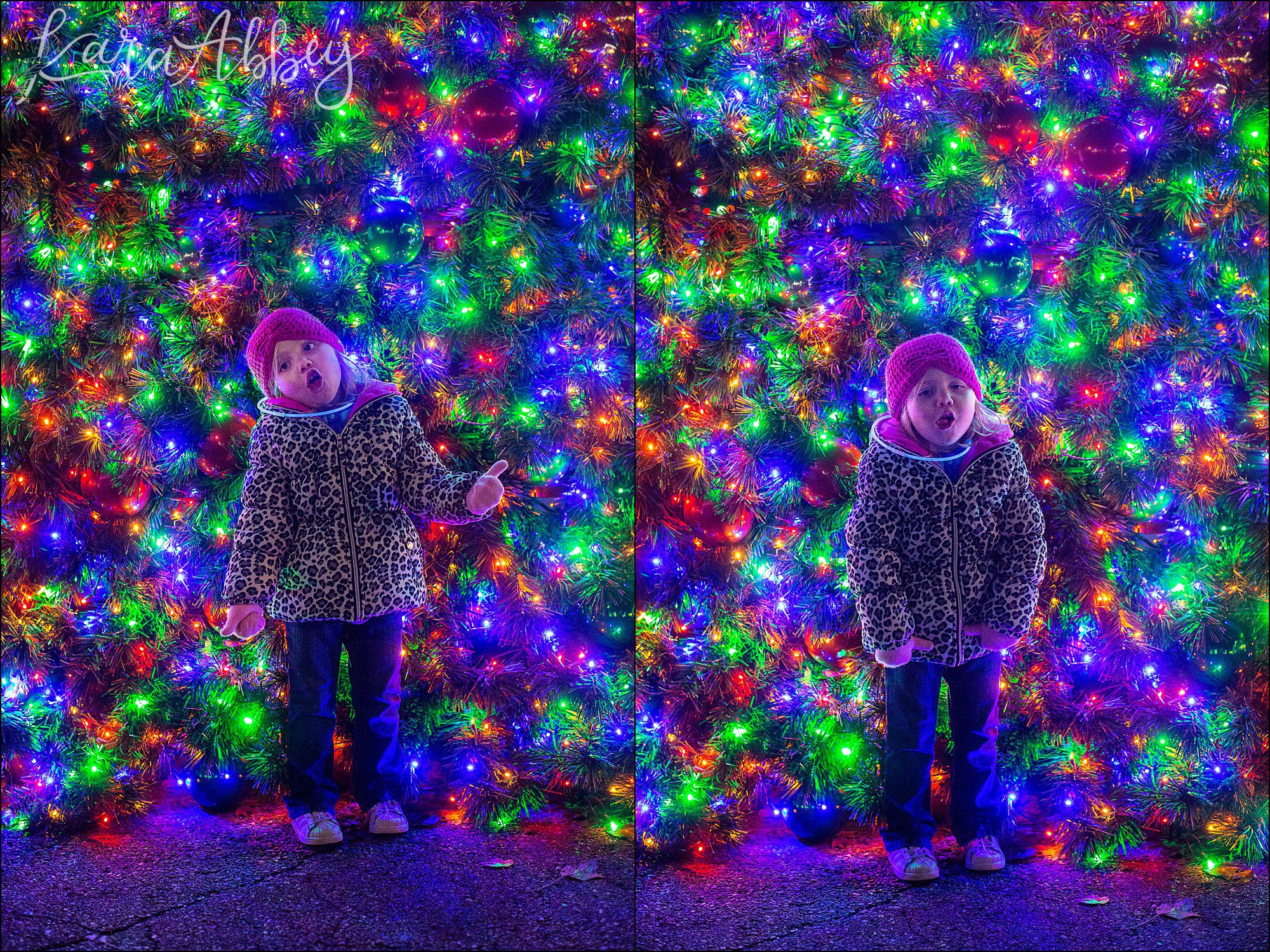 Kennywood Park Holiday Lights 2018 in West Mifflin, PA