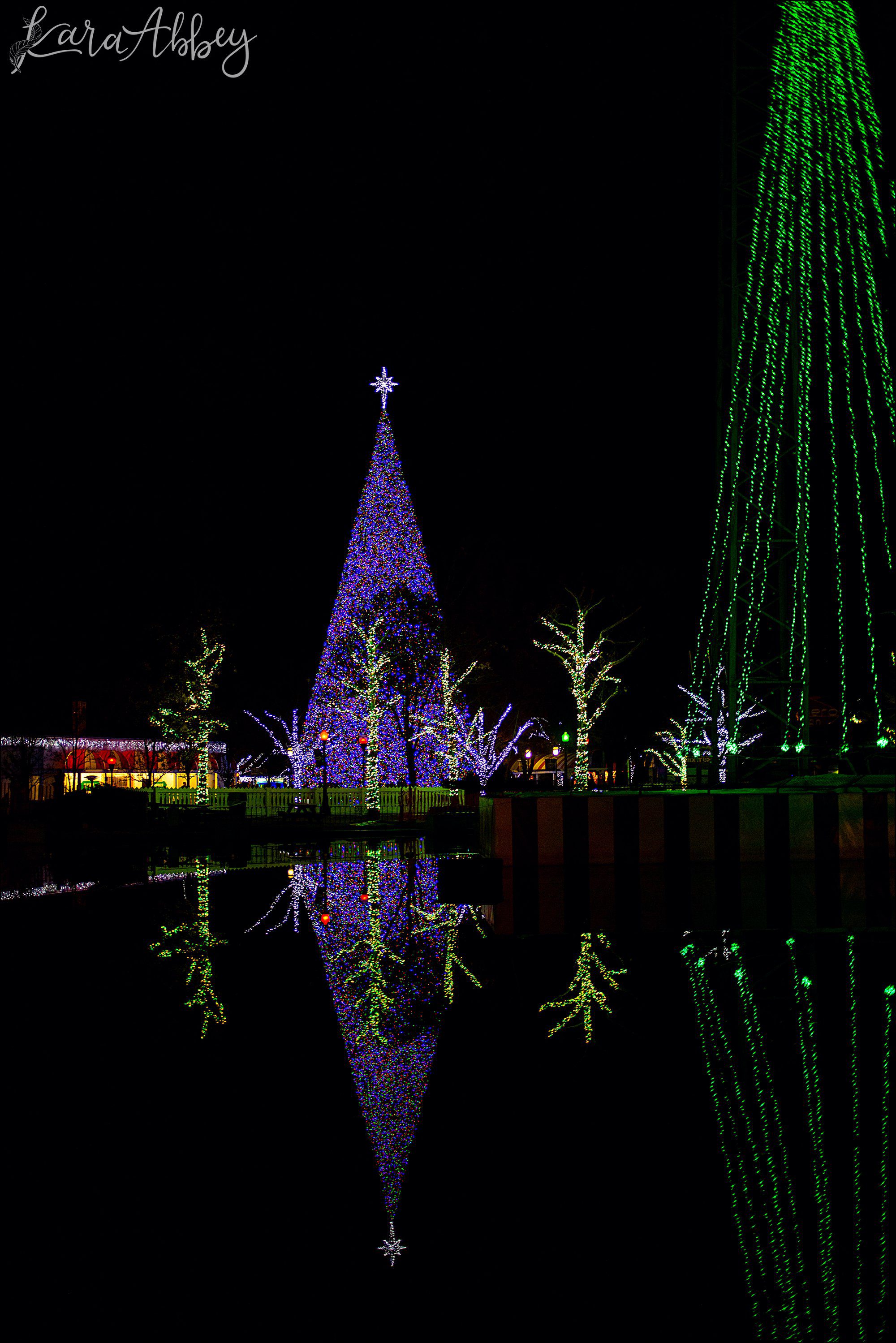 Kennywood Park Holiday Lights 2018 in West Mifflin, PA