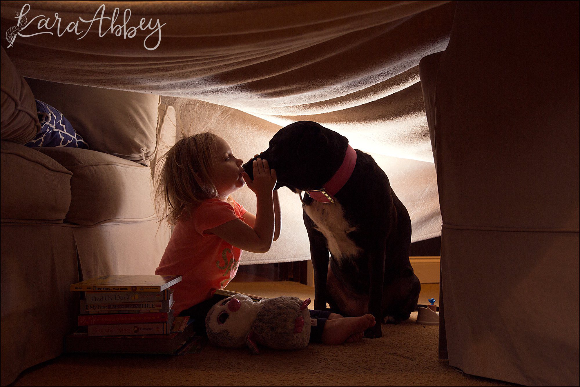Bloopers from Weekly Photos of Black Lab and Toddler in Irwin, PA
