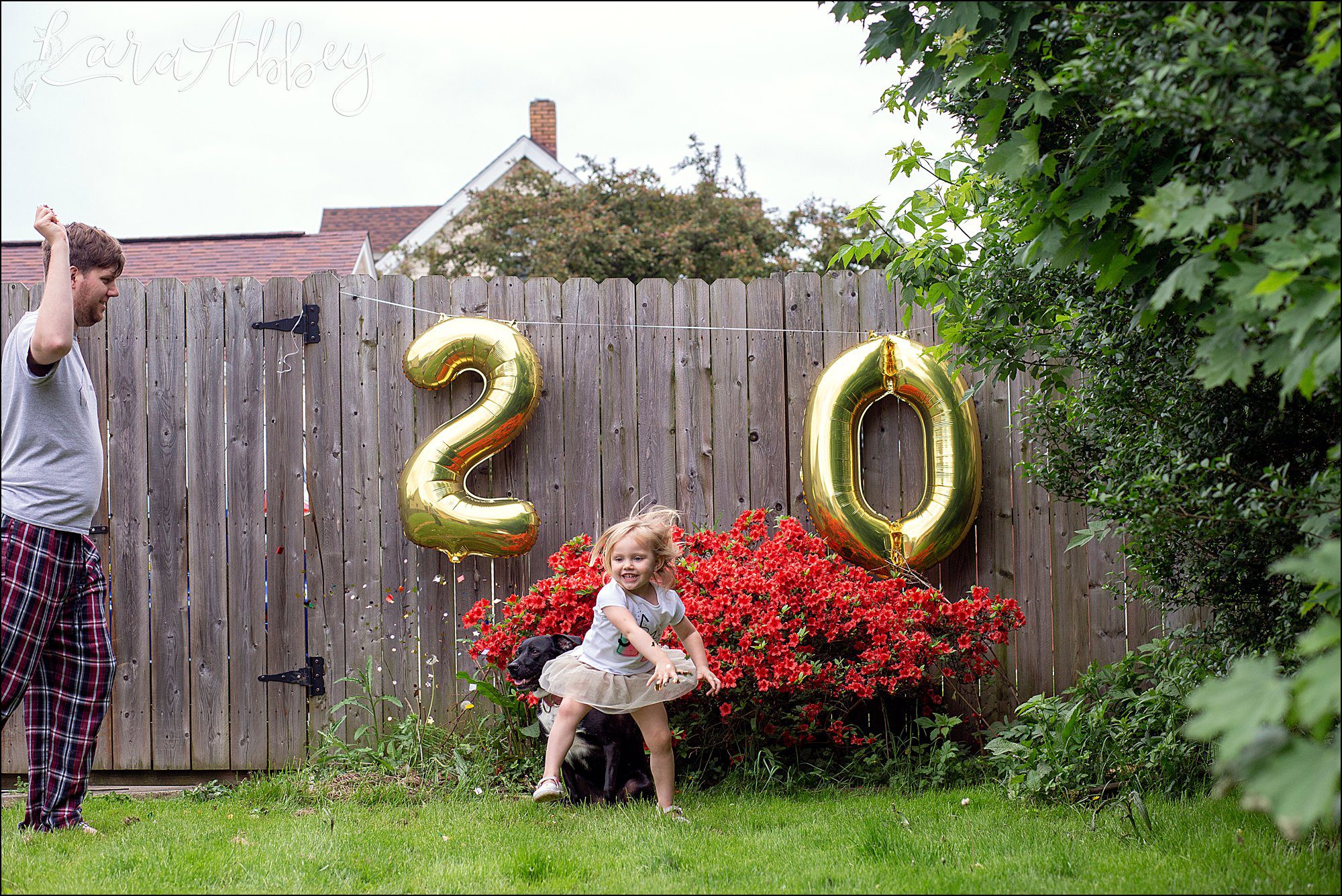 Bloopers from Weekly Photos of Black Lab and Toddler in Irwin, PA