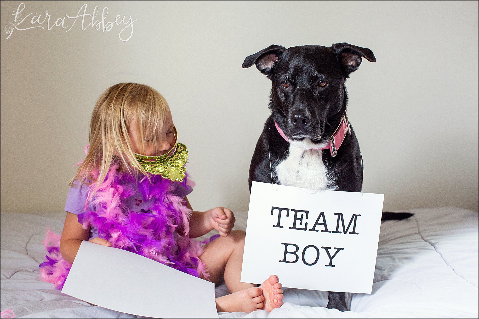 Bloopers from Weekly Photos of Black Lab and Toddler in Irwin, PA