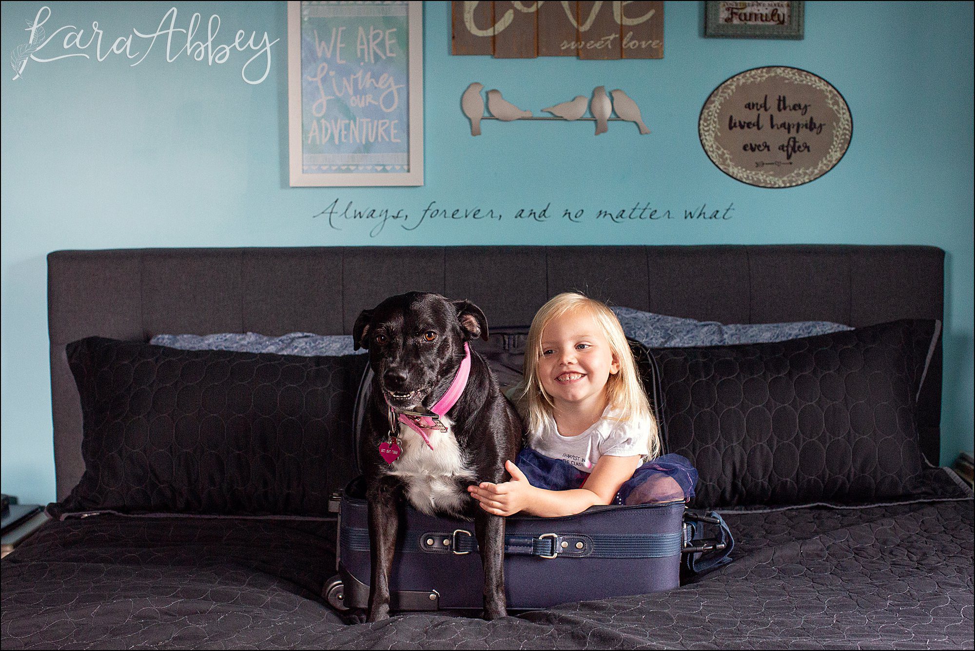 Bloopers from Weekly Photos of Black Lab and Toddler in Irwin, PA