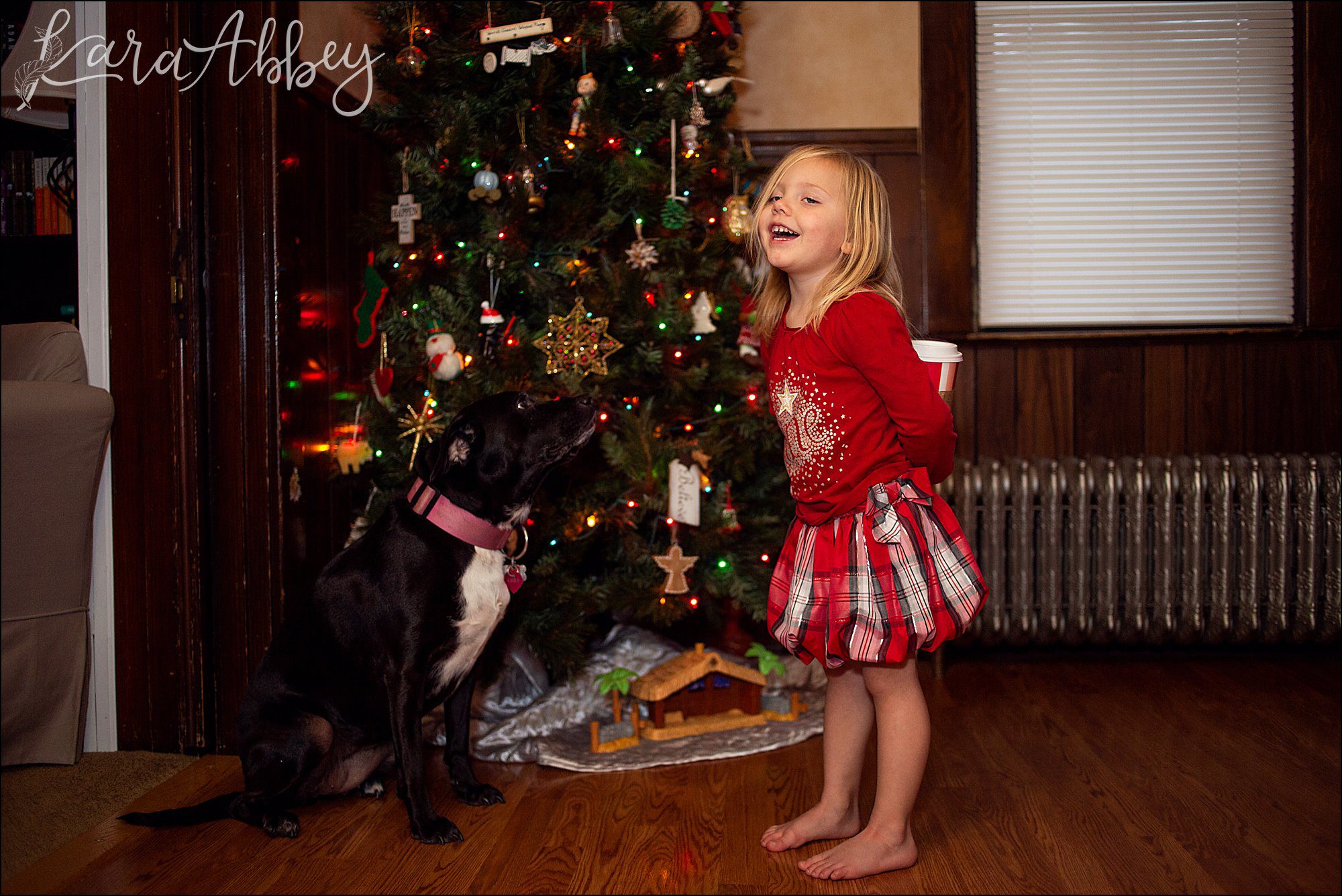 Bloopers from Weekly Photos of Black Lab and Toddler in Irwin, PA