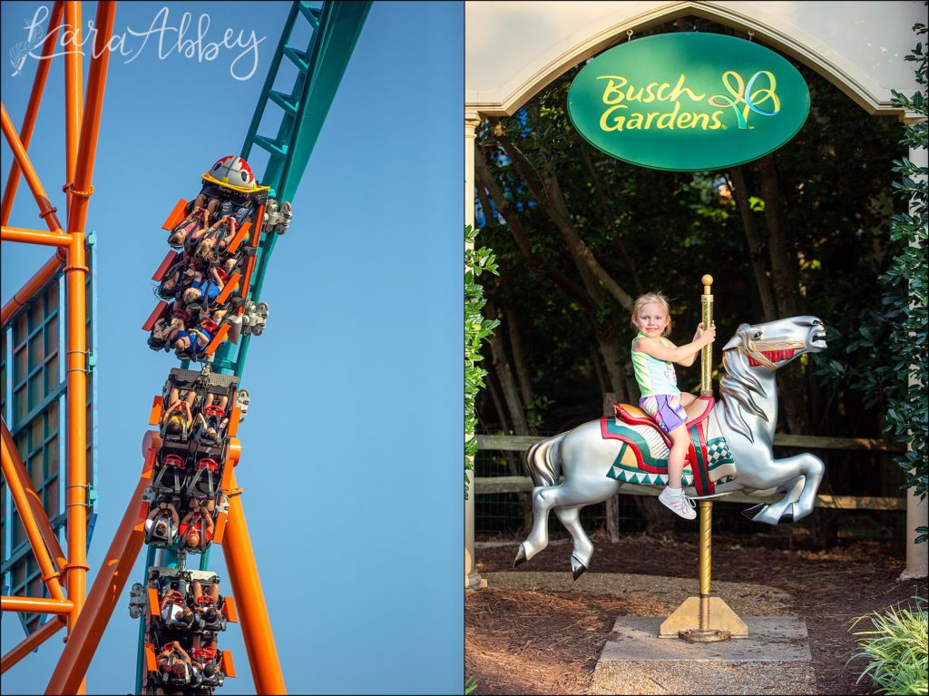 North Huntingdon Wedding Photographer Favorite Personal Images from 2018 - Busch Gardens Williamsburg, VA