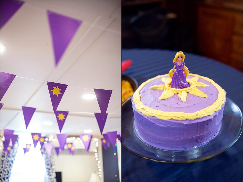 4 Year Old Rapunzel Themed Birthday Party in Irwin, PA