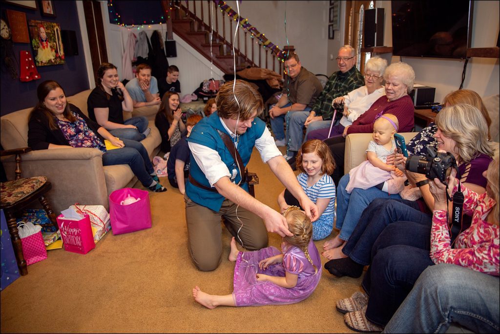 4 Year Old Rapunzel Themed Birthday Party in Irwin, PA