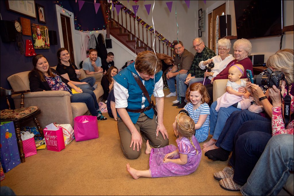 4 Year Old Rapunzel Themed Birthday Party in Irwin, PA