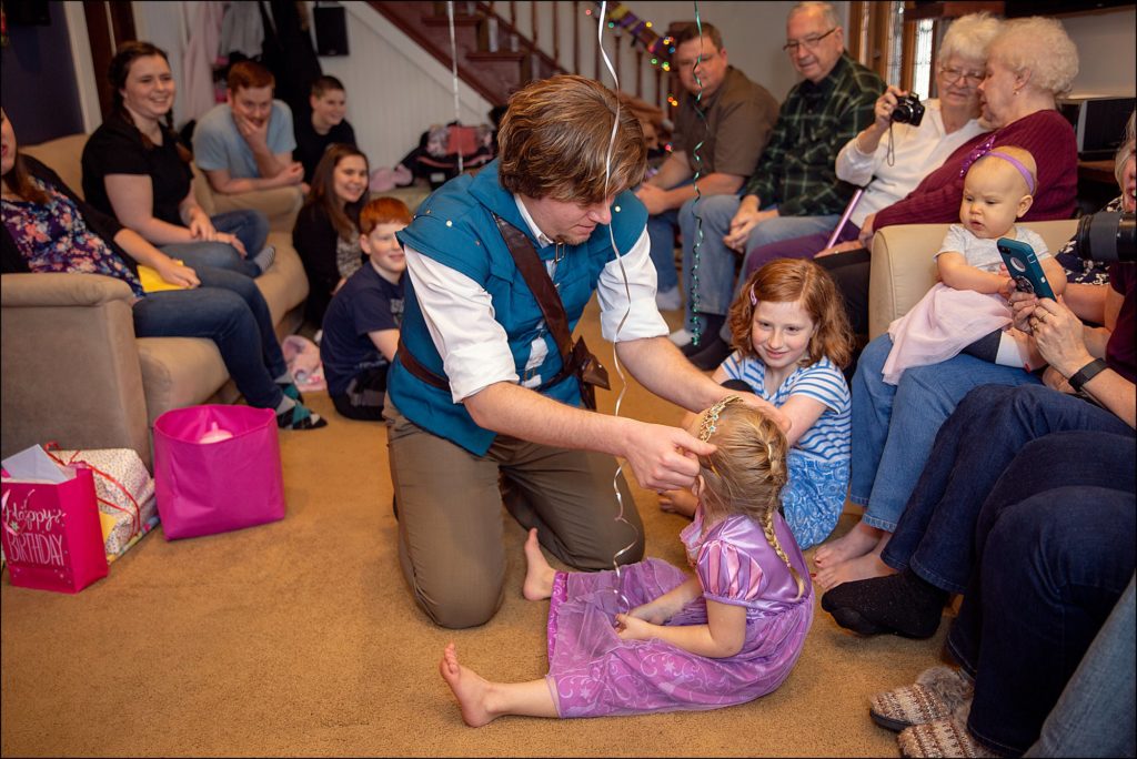 4 Year Old Rapunzel Themed Birthday Party in Irwin, PA