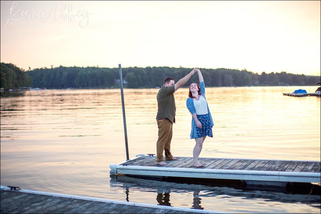 Deep Creek Lake, MD Engagement Session at Castle On The Lake